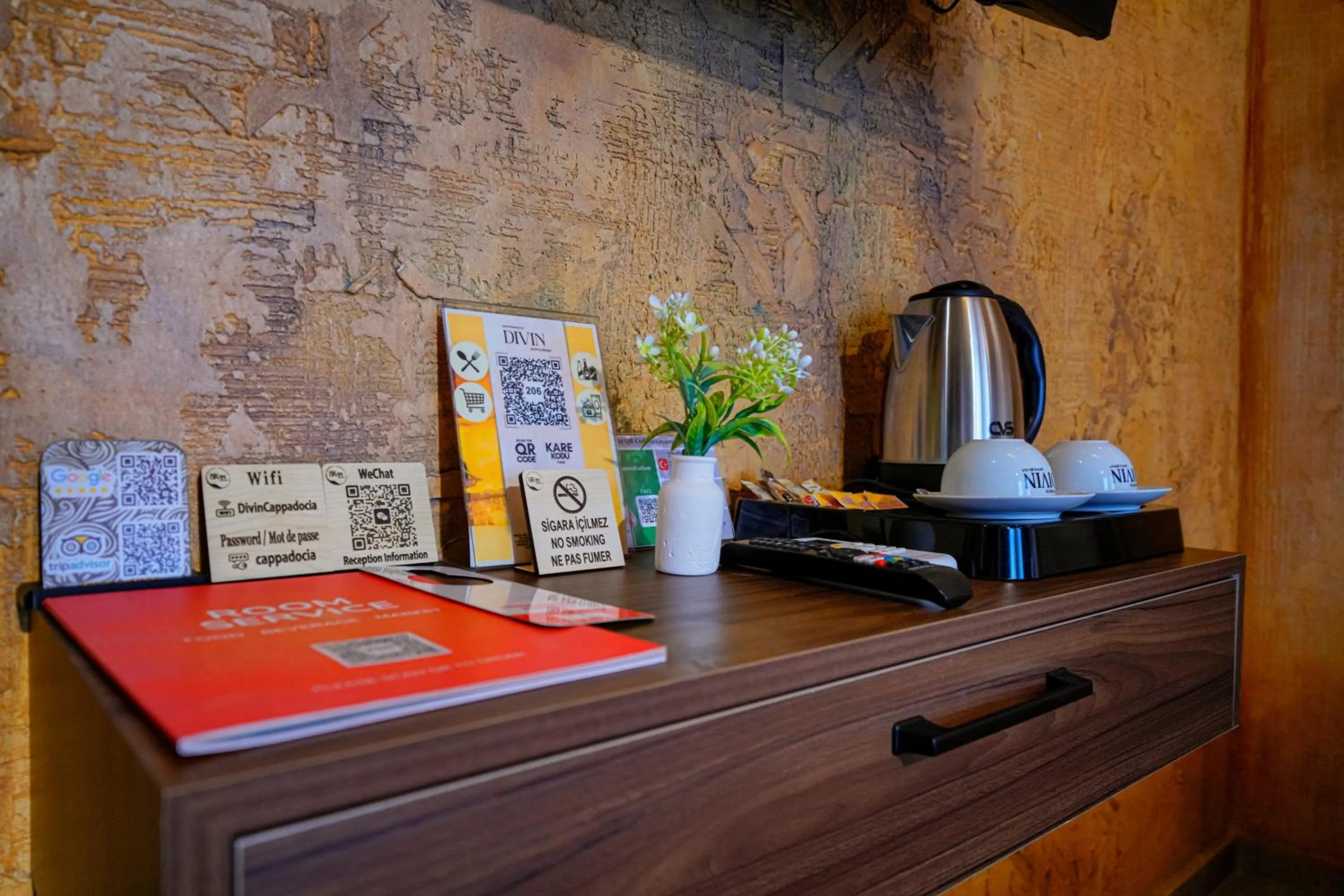 Coffee/tea facilities in Cappadocia Divin House