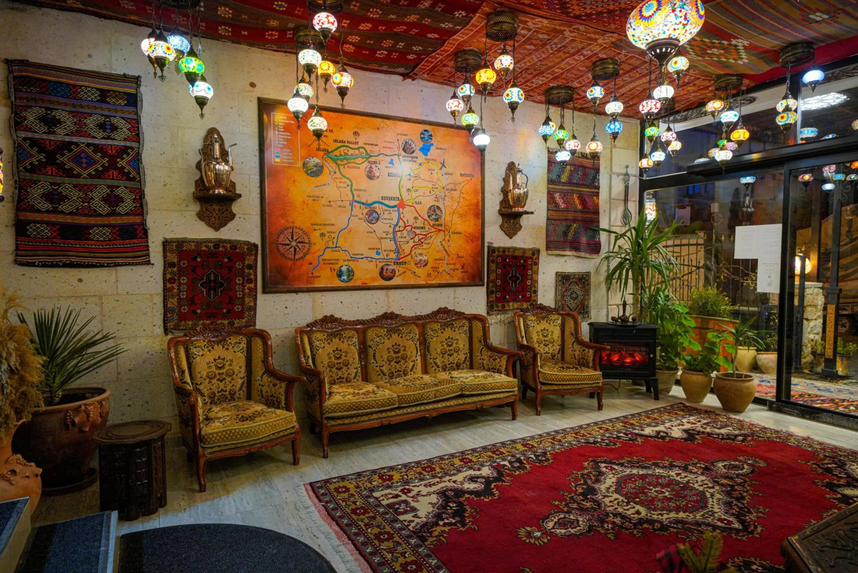 Living room in Cappadocia Divin House