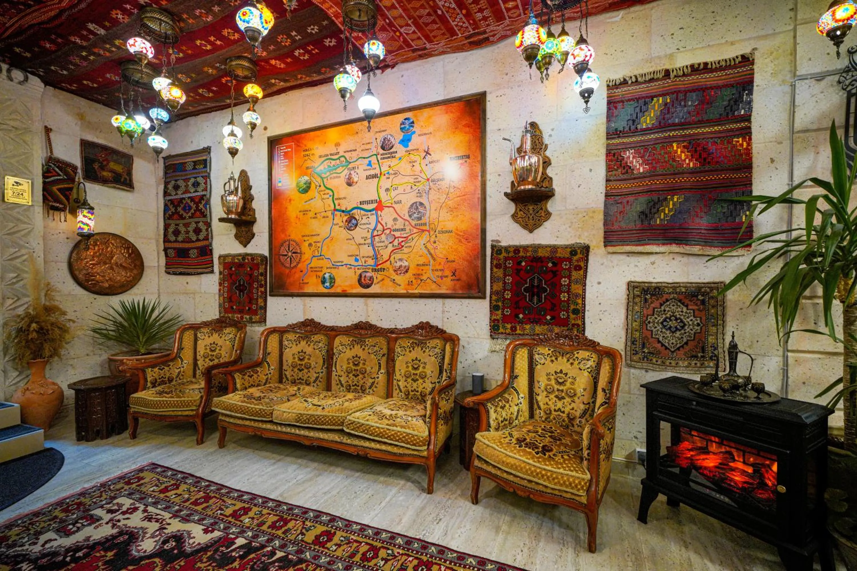 Living room in Cappadocia Divin House