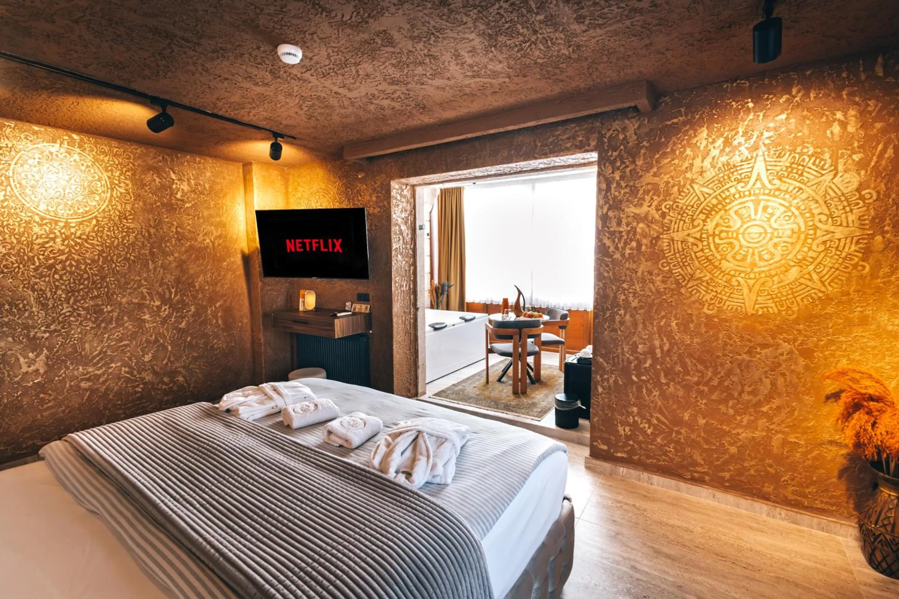 Bed in Cappadocia Divin House