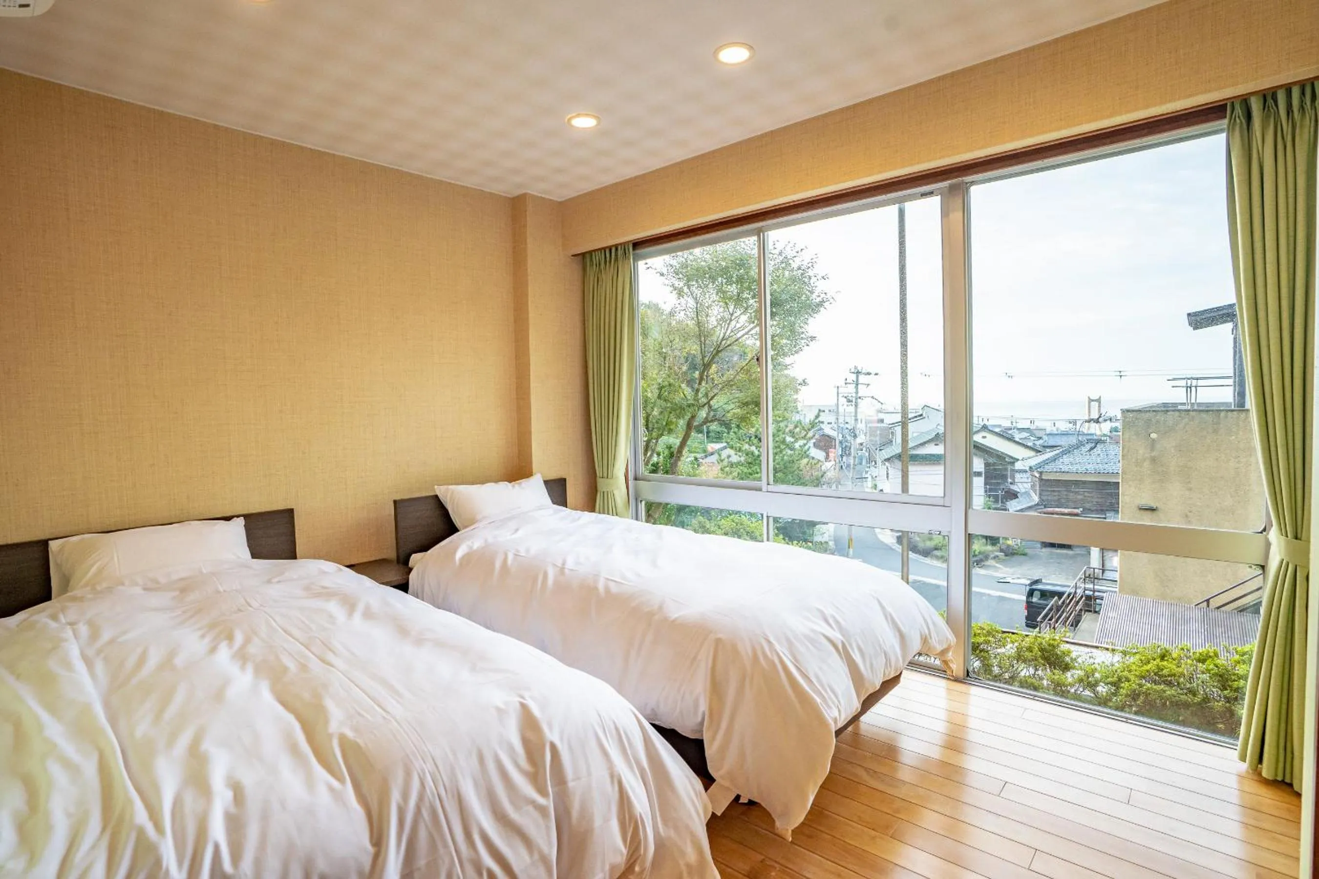 Photo of the whole room, Bed in Shorenkan Yoshinoya