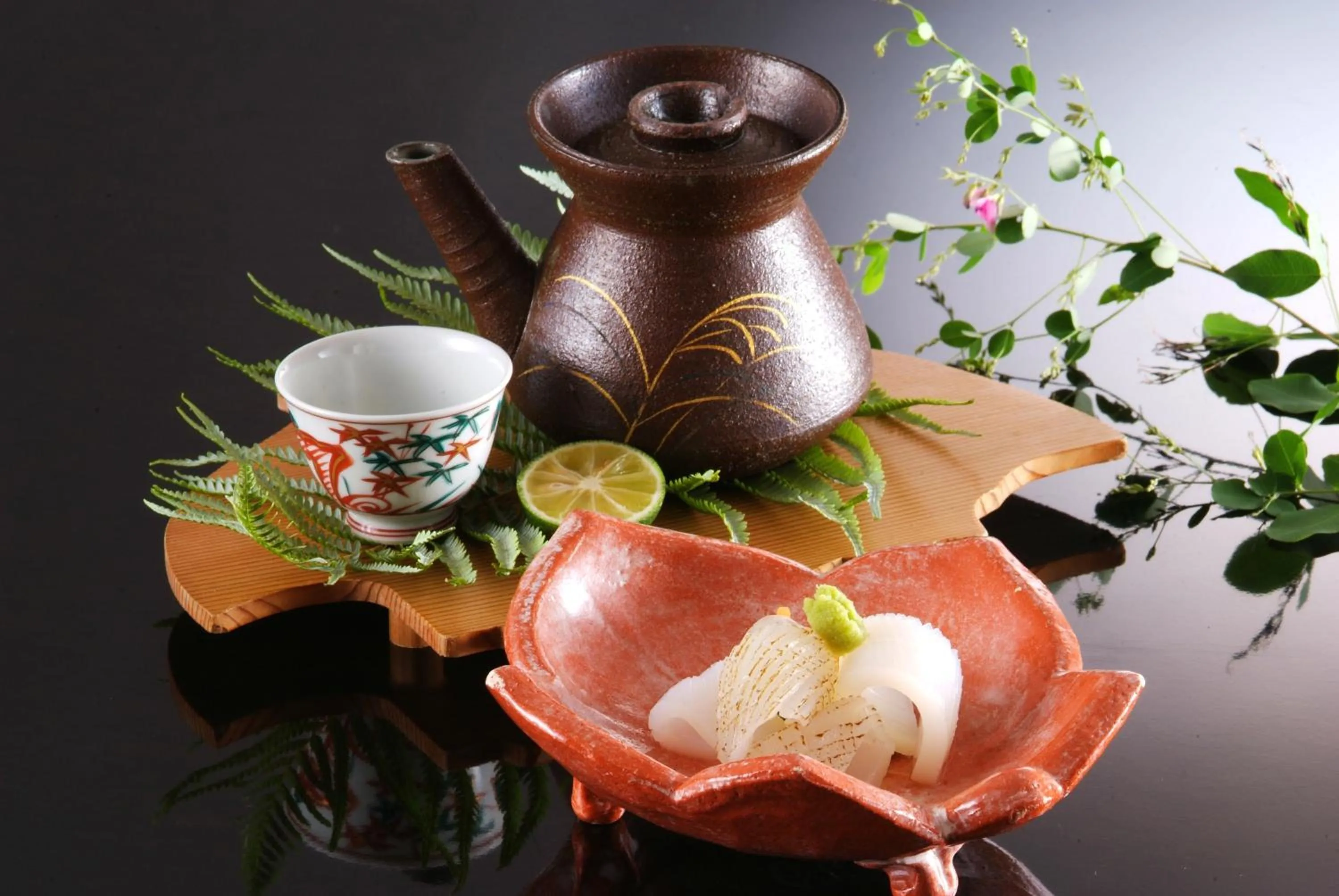 Food close-up in Shorenkan Yoshinoya