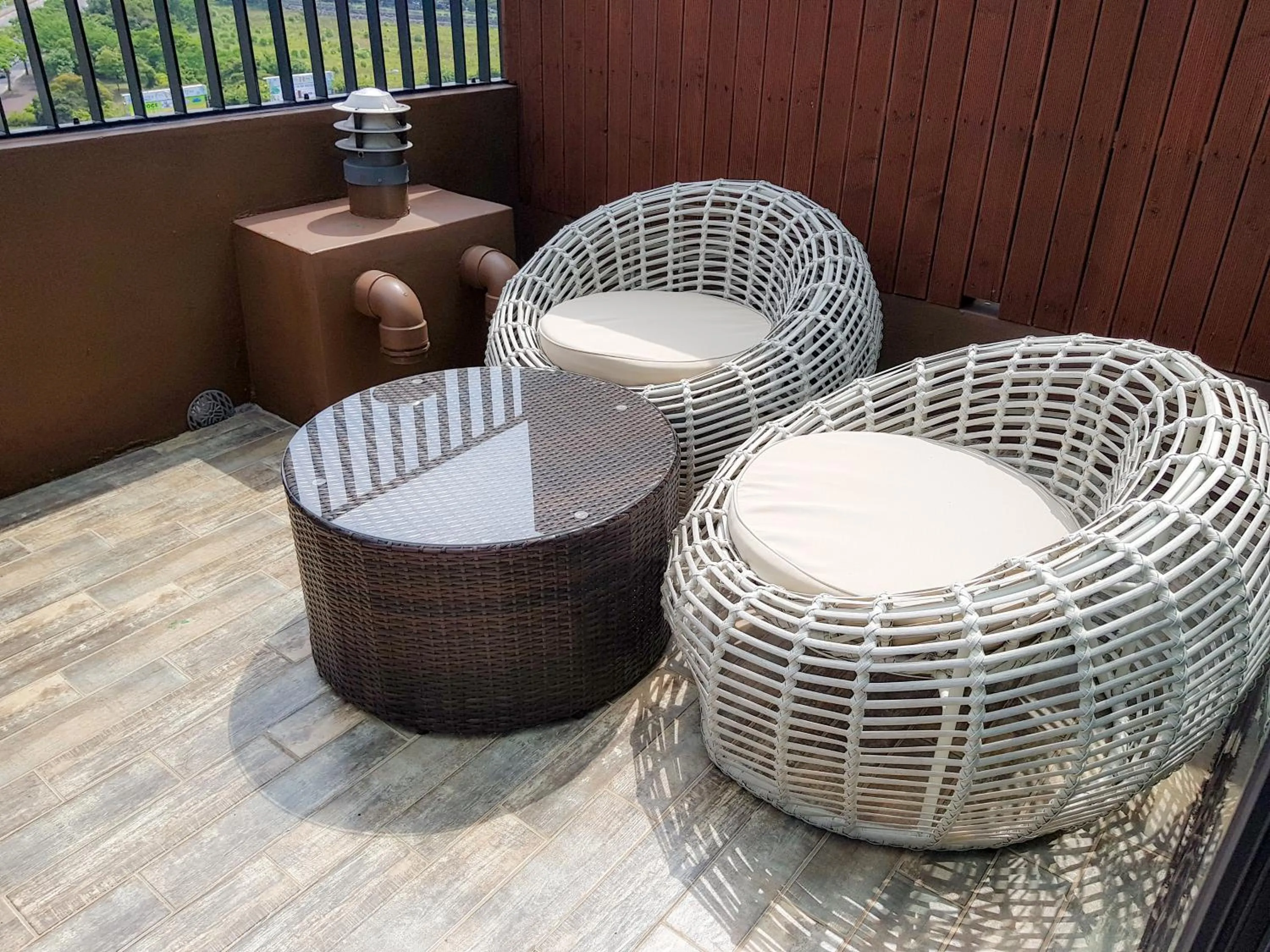 Balcony/Terrace in I-Jin Hotel