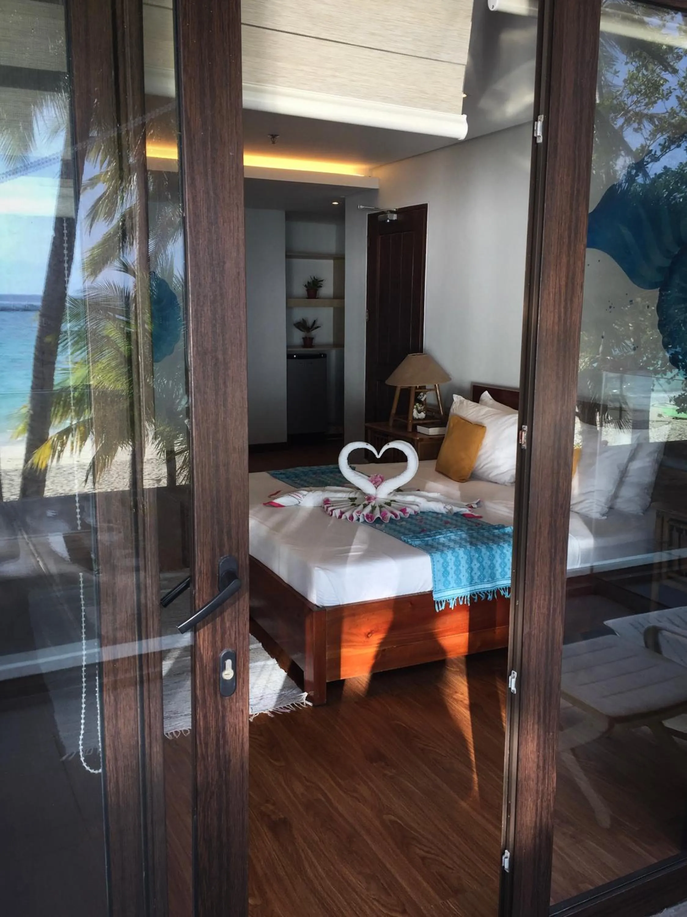 Bed in 357 Boracay Resort