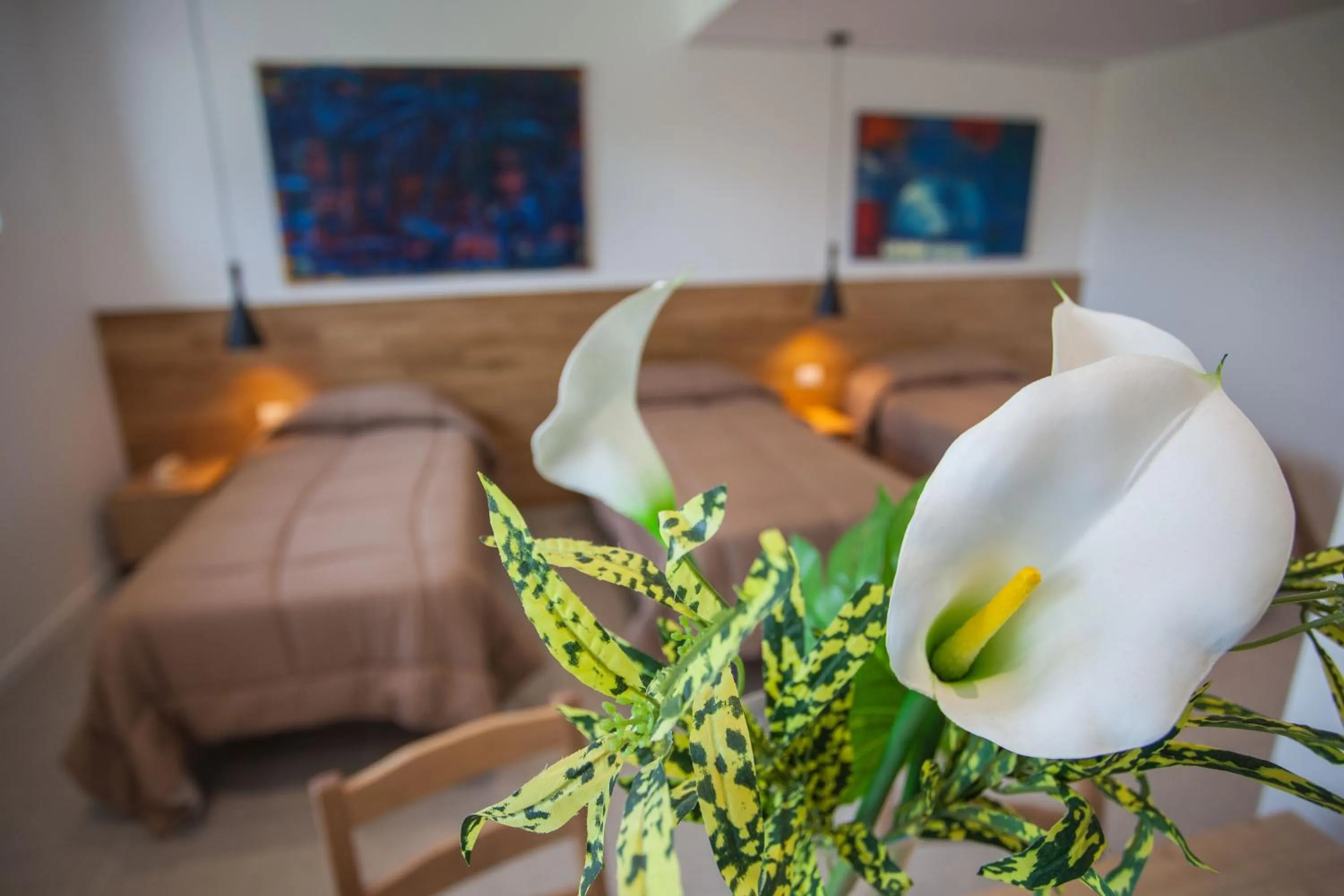 Bed in Hotel La Tavernetta