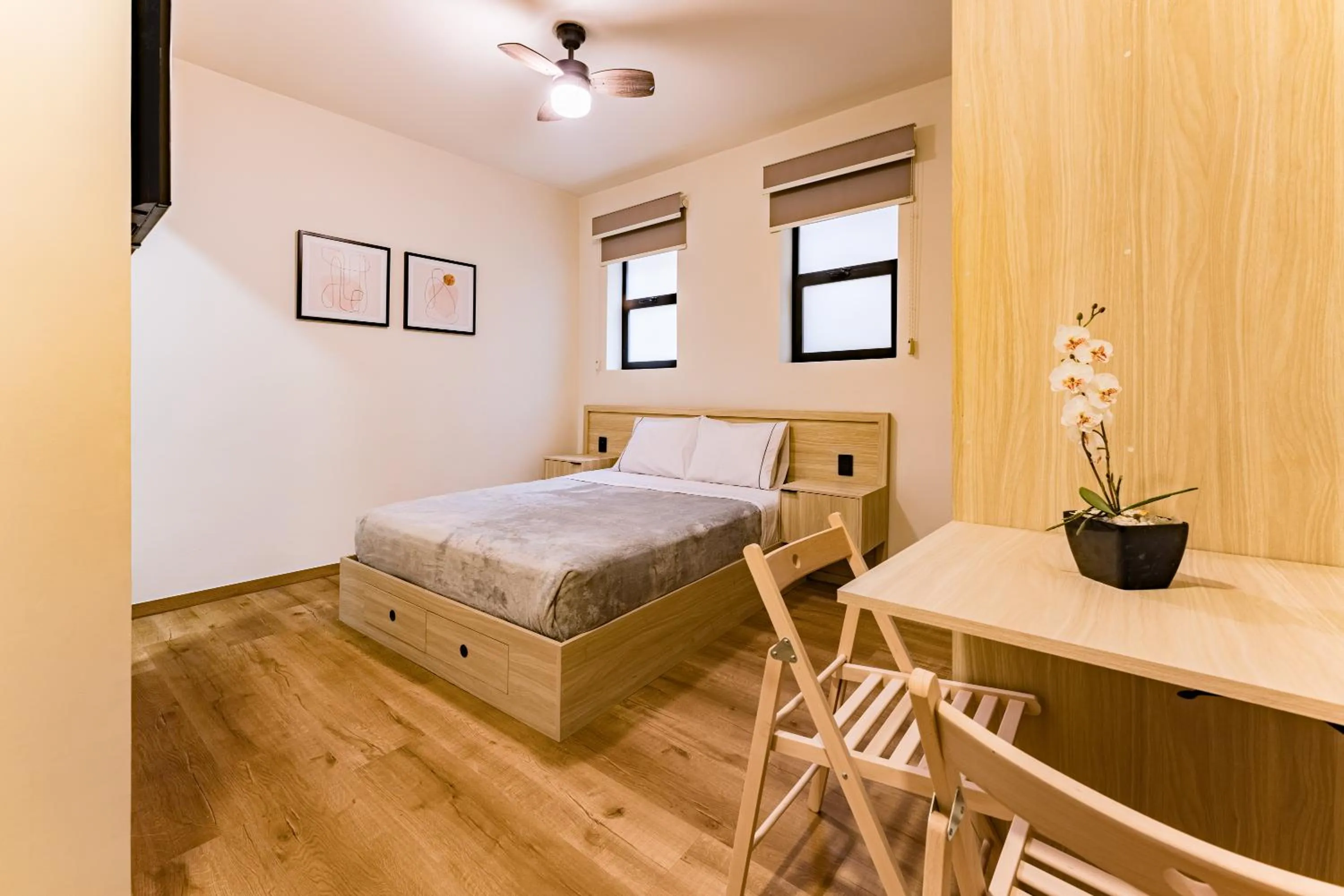 Bed in Suites Monterrey by Escajal Rooms