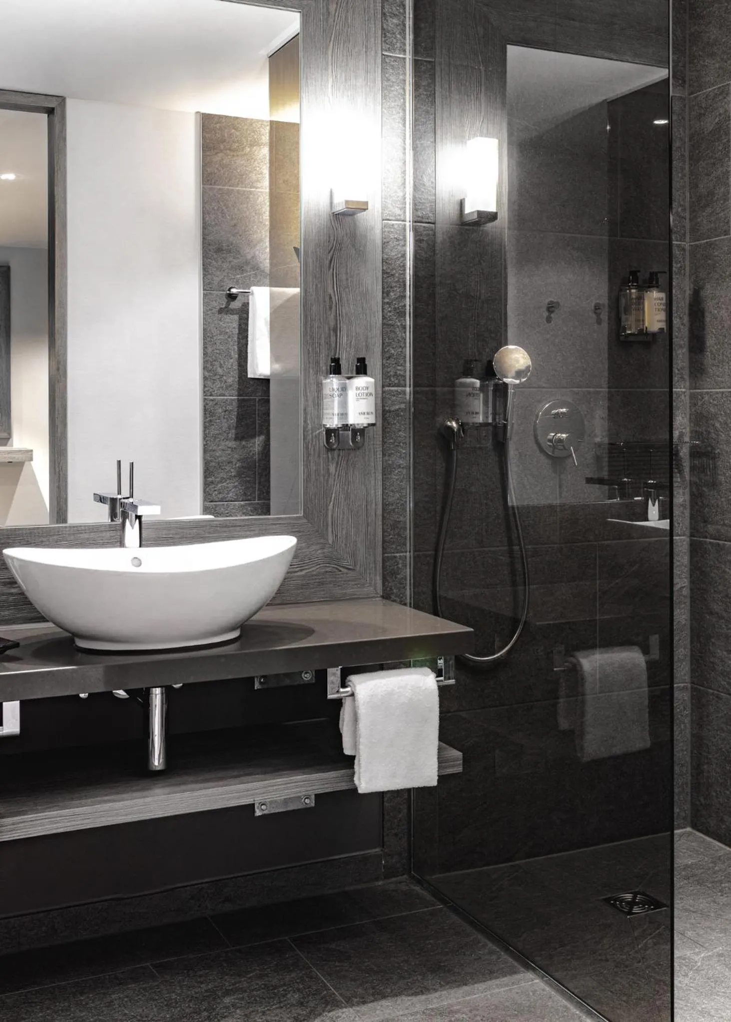 Shower in AMERON Davos Swiss Mountain Resort