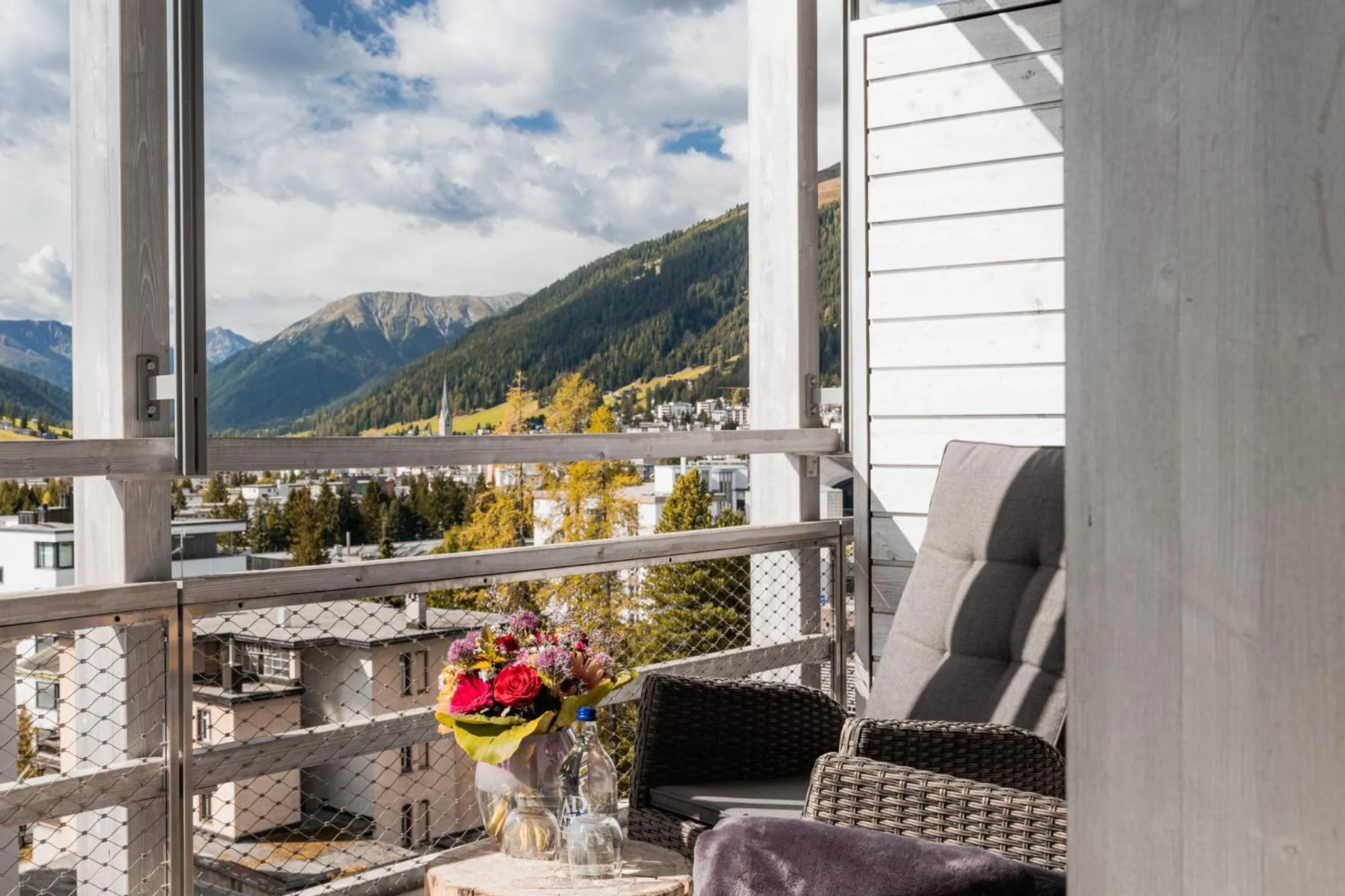 Balcony/Terrace in AMERON Davos Swiss Mountain Resort
