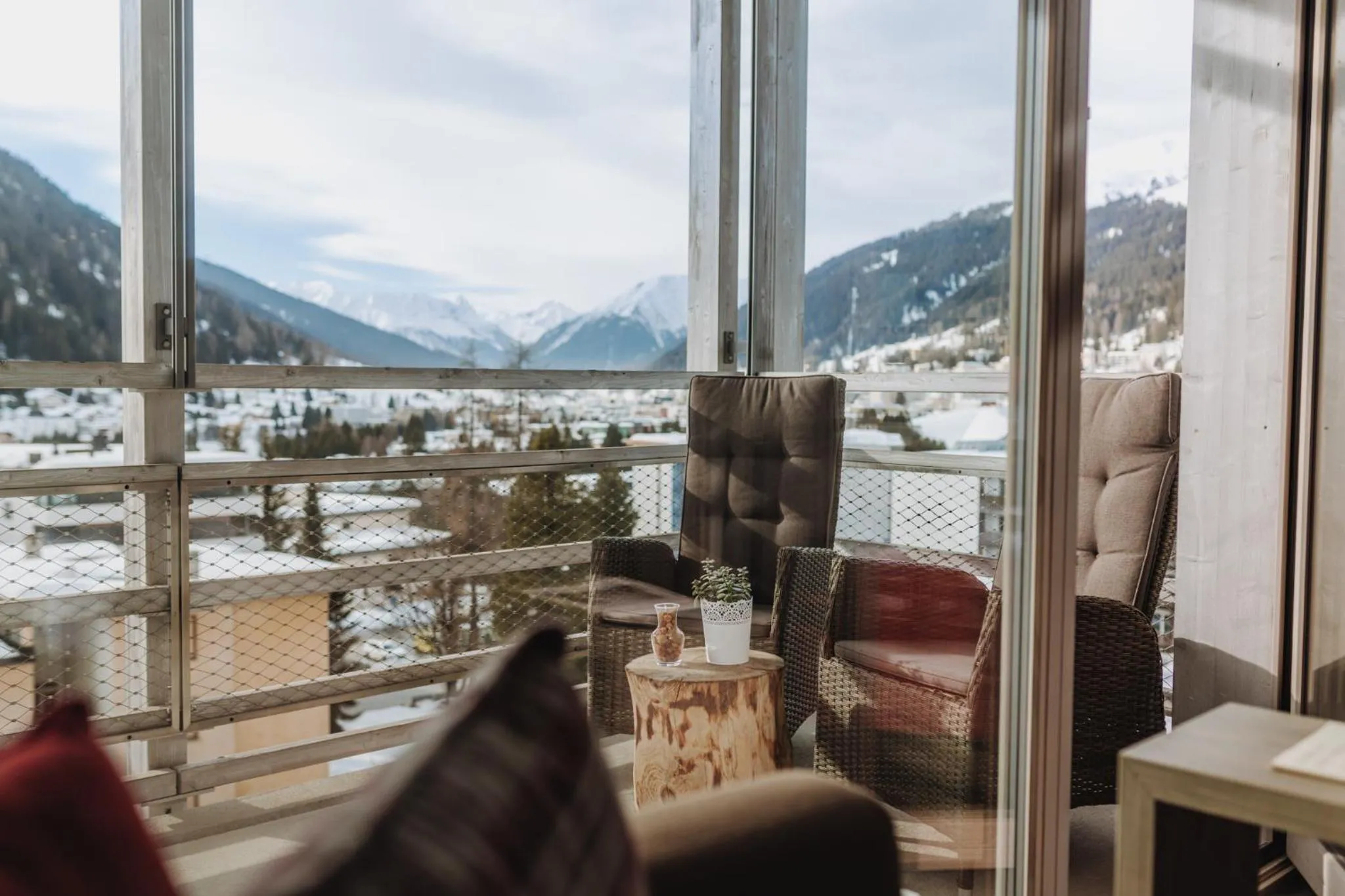 Balcony/Terrace in AMERON Davos Swiss Mountain Resort