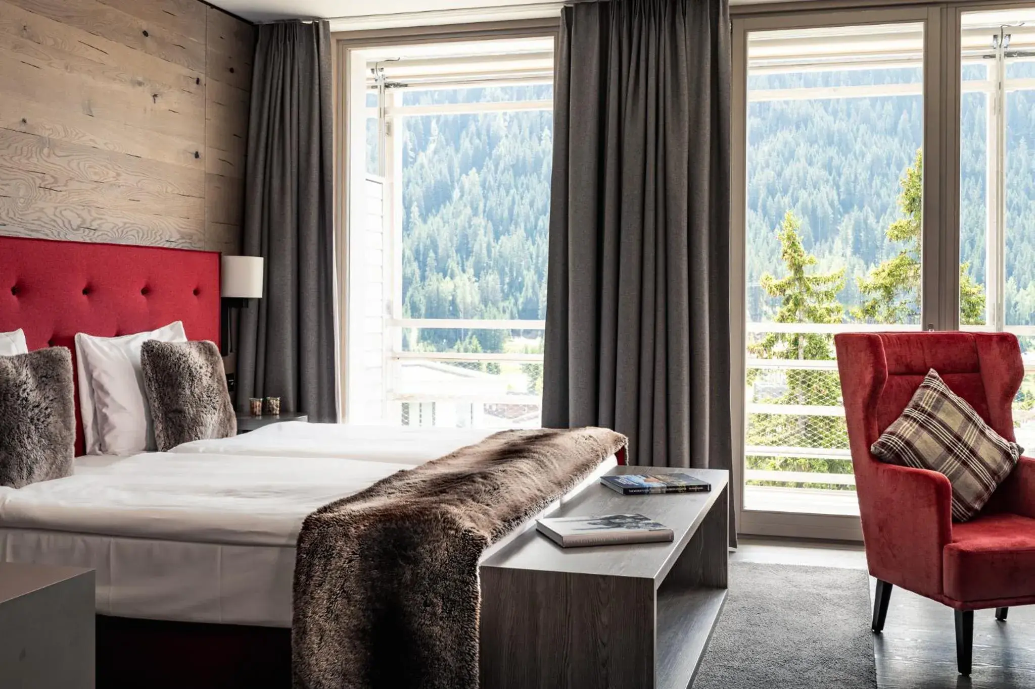 Bedroom, Bed in AMERON Davos Swiss Mountain Resort Bedroom, Bed in AMERON Davos Swiss Mountain Resort