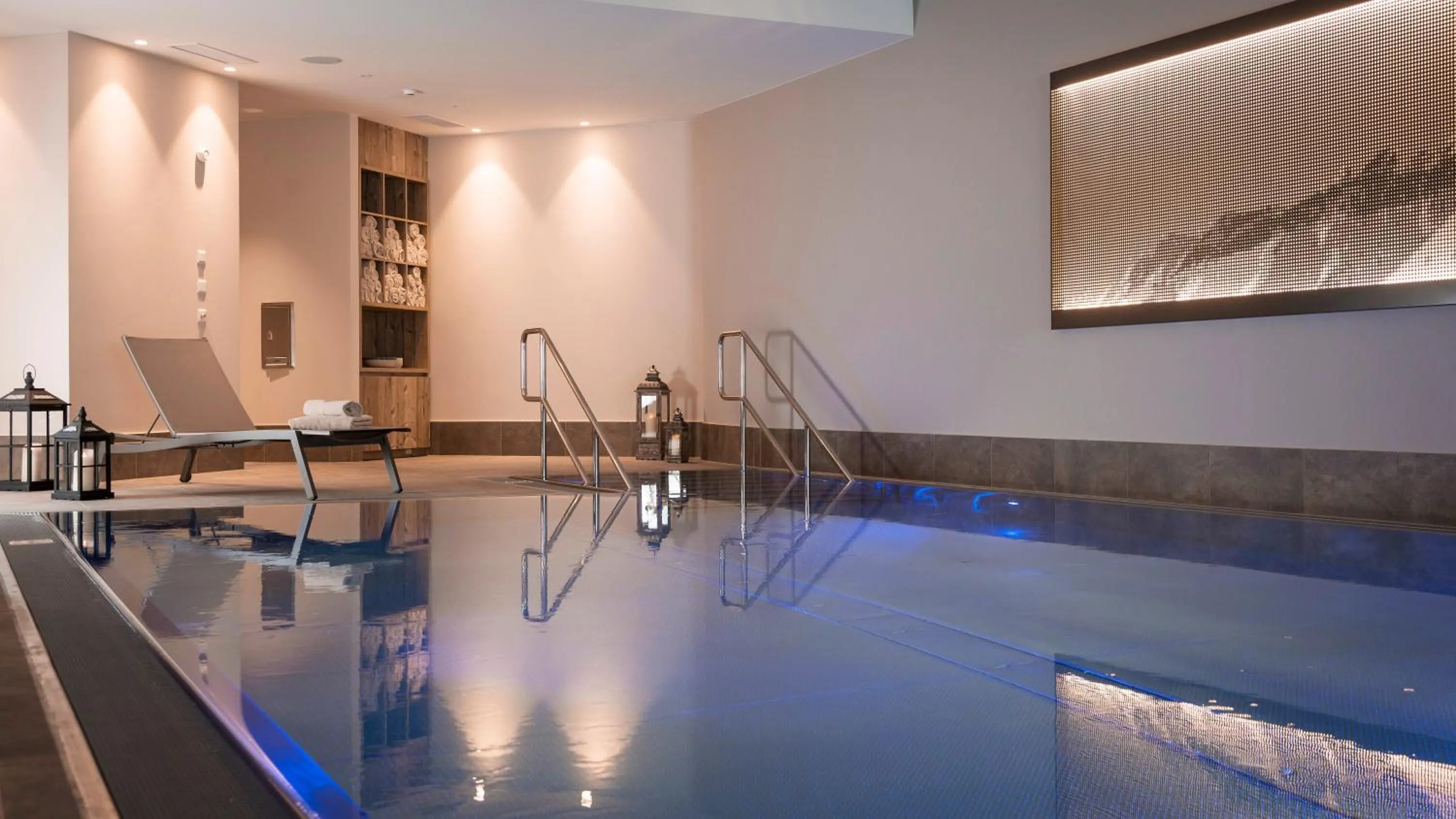 Pool view in AMERON Davos Swiss Mountain Resort