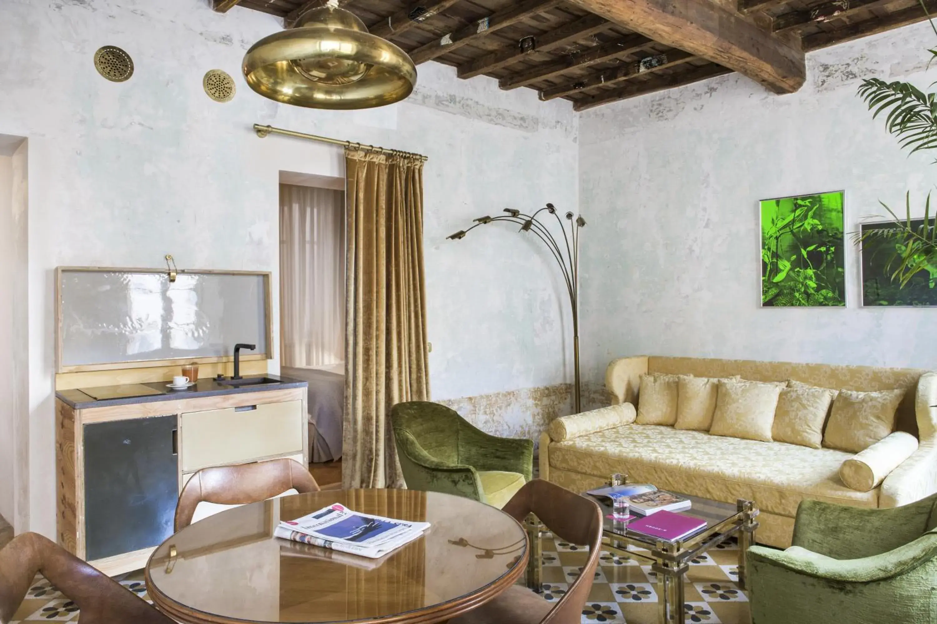 Living room in G-Rough, Rome, a Member of Design Hotels Living room in G-Rough, Rome, a Member of Design Hotels
