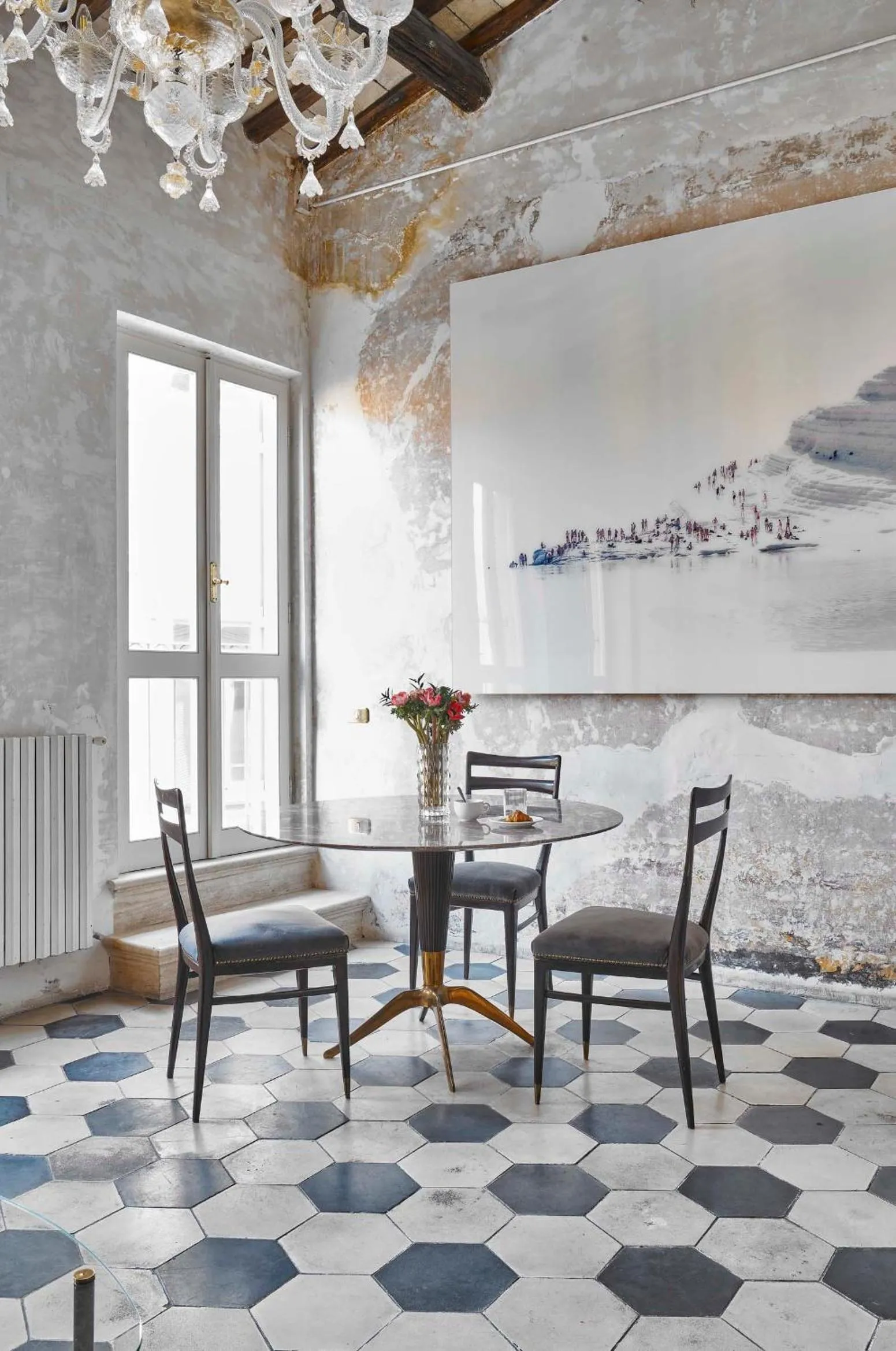 Living room in G-Rough, Rome, a Member of Design Hotels