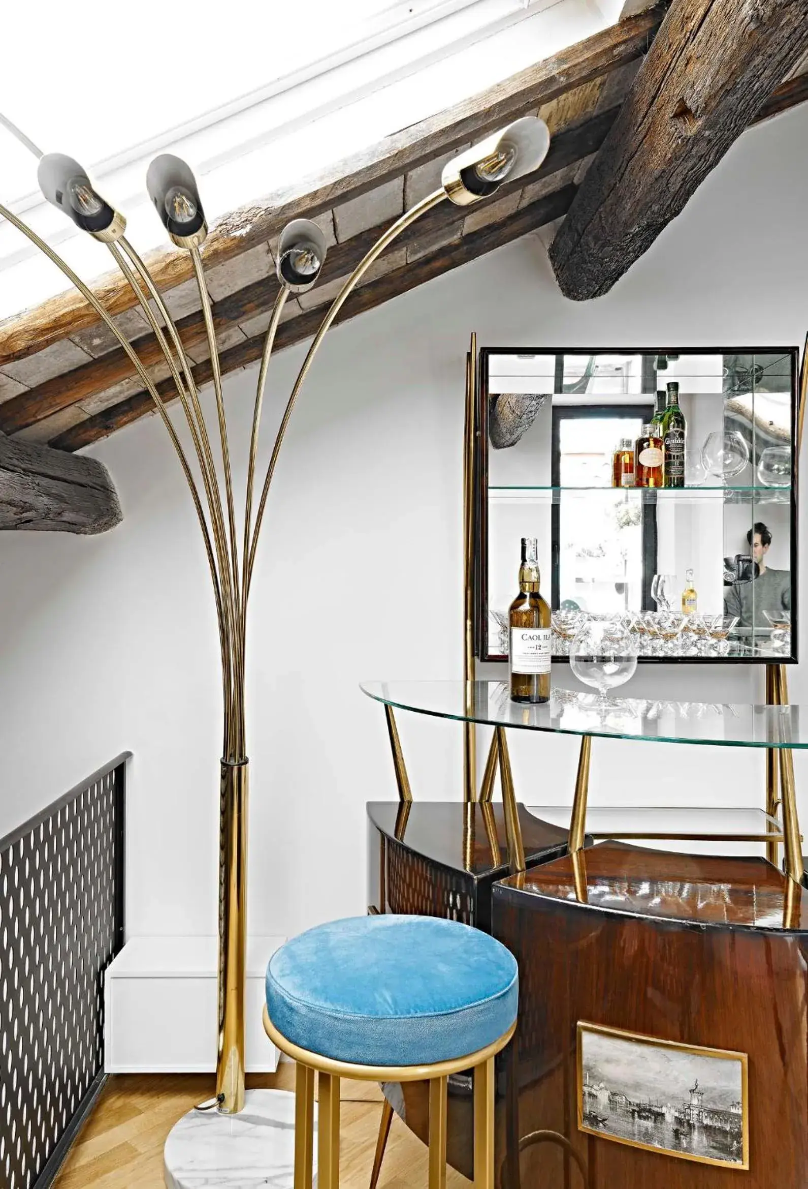 Lounge or bar in G-Rough, Rome, a Member of Design Hotels Lounge or bar in G-Rough, Rome, a Member of Design Hotels