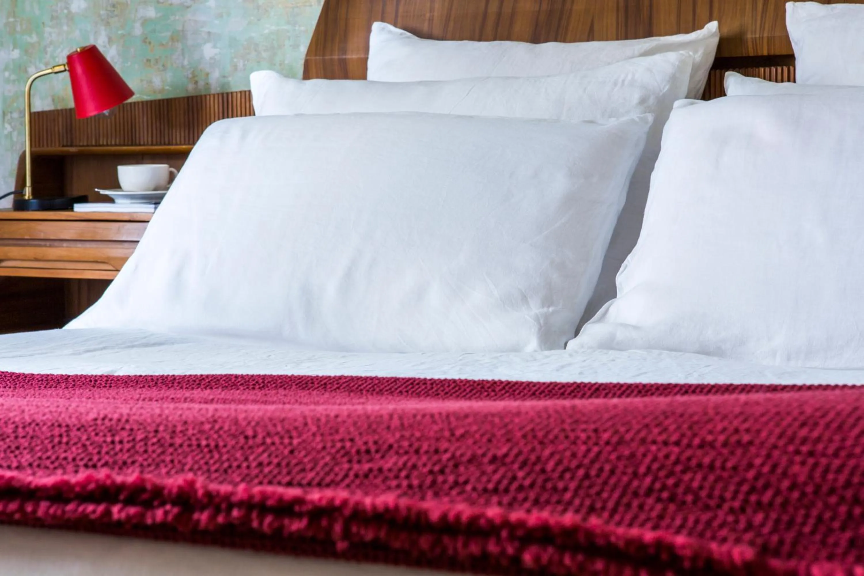 Bed in G-Rough, Rome, a Member of Design Hotels