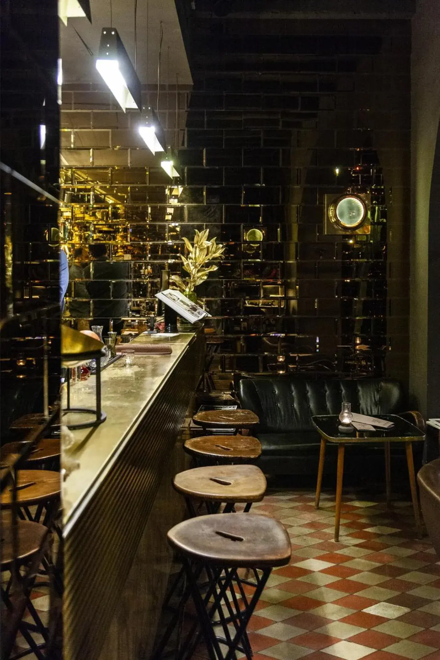 Lounge or bar in G-Rough, Rome, a Member of Design Hotels Lounge or bar in G-Rough, Rome, a Member of Design Hotels