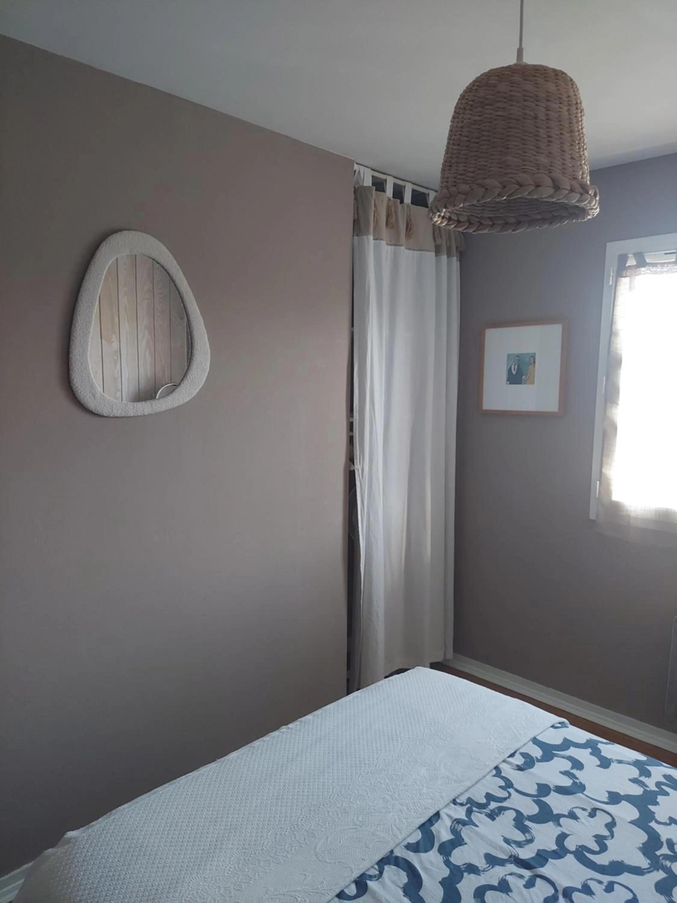 Bed in Chambres d'Hotes des Ecureuils