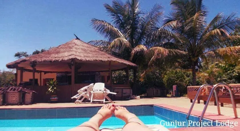 Swimming pool in The Gunjur Project Lodge