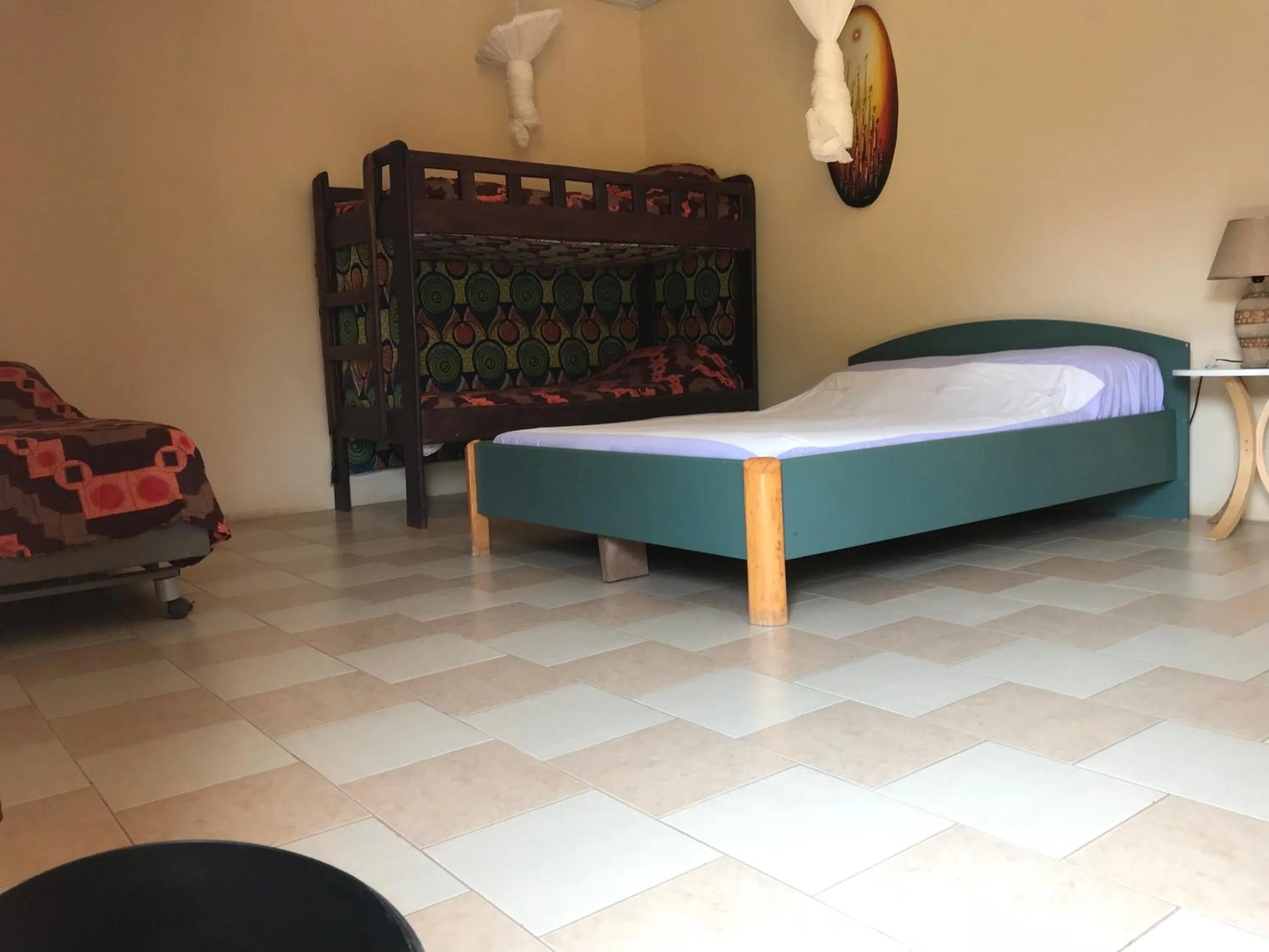 Bed in The Gunjur Project Lodge