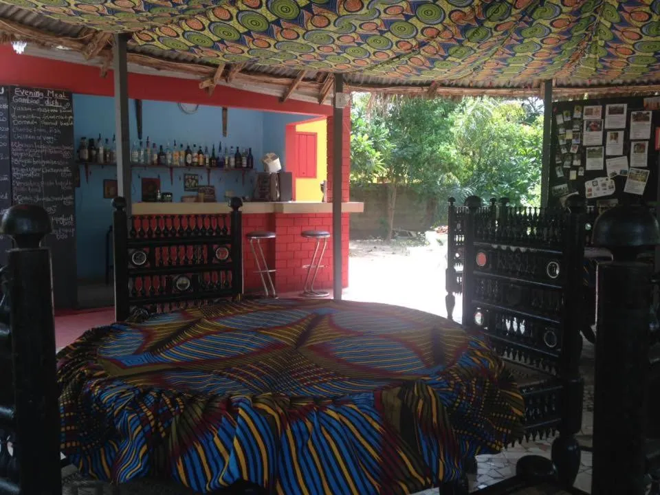 Restaurant/places to eat, Bed in The Gunjur Project Lodge