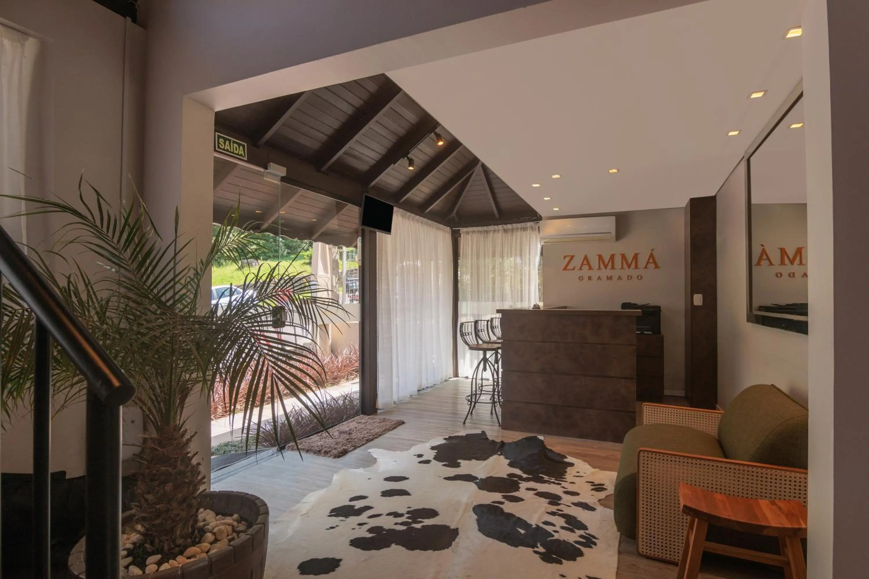 Lobby or reception in Pousada Zammá Gramado