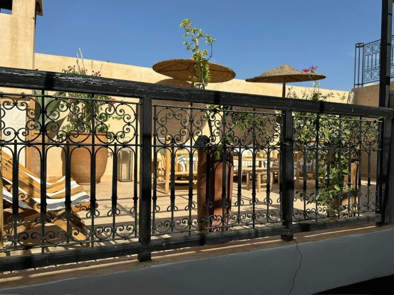 Balcony/Terrace in Riad dar serenity