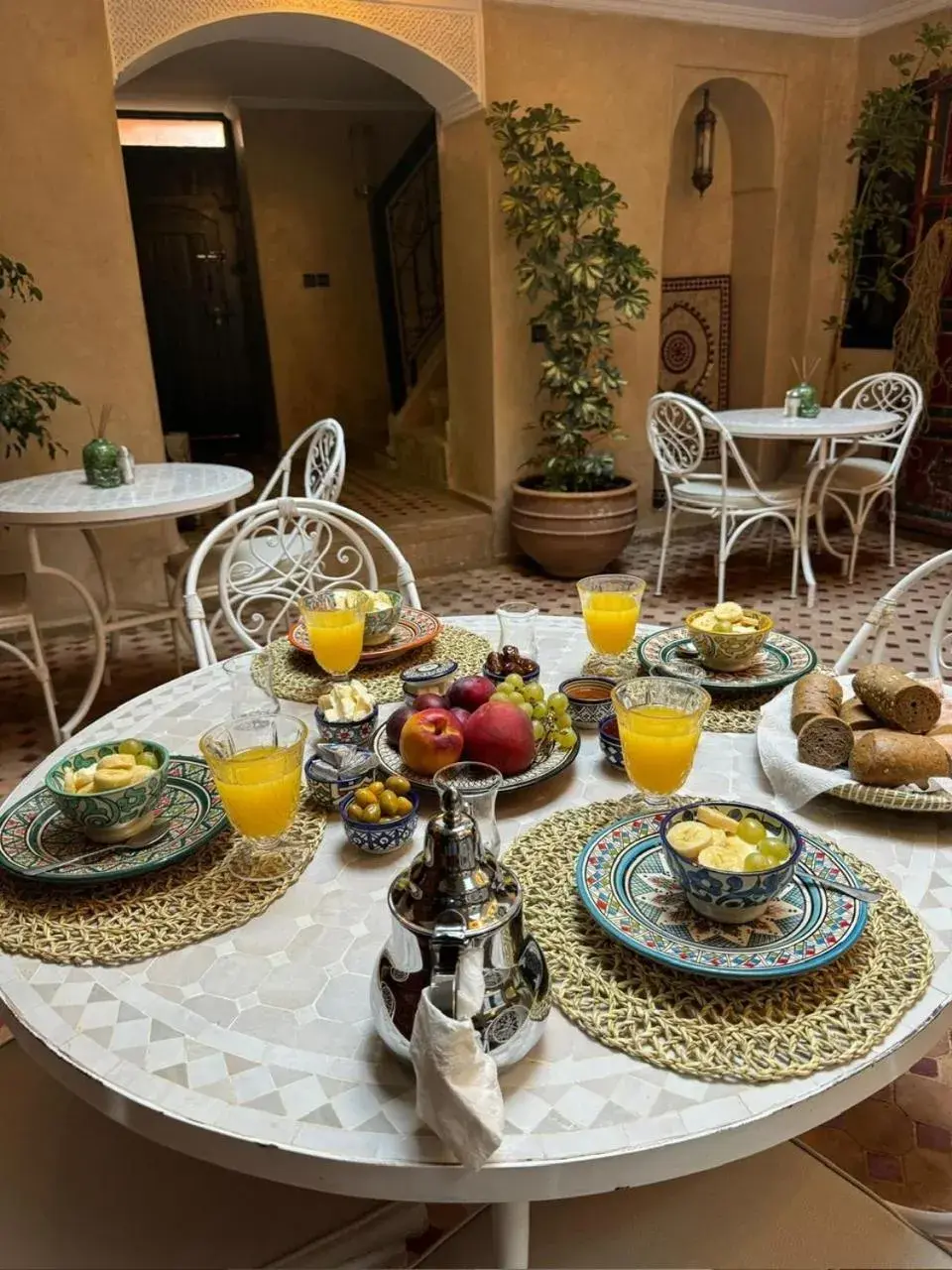 Breakfast in Riad dar serenity Breakfast in Riad dar serenity