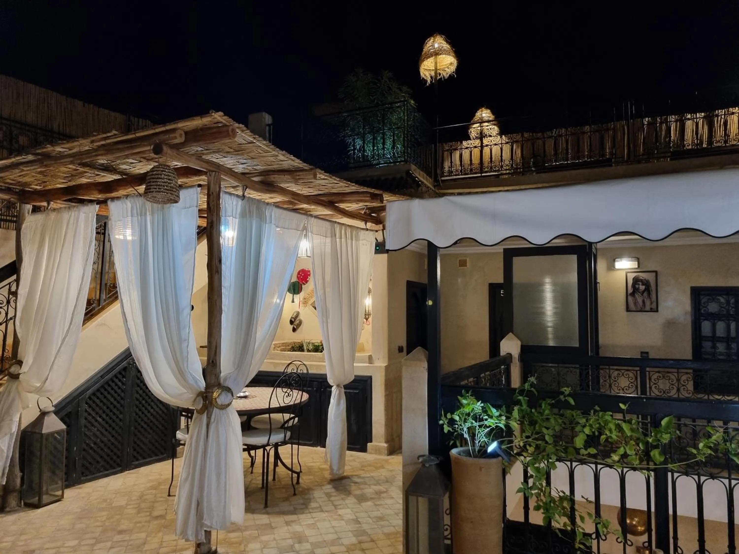 Patio in Riad dar serenity
