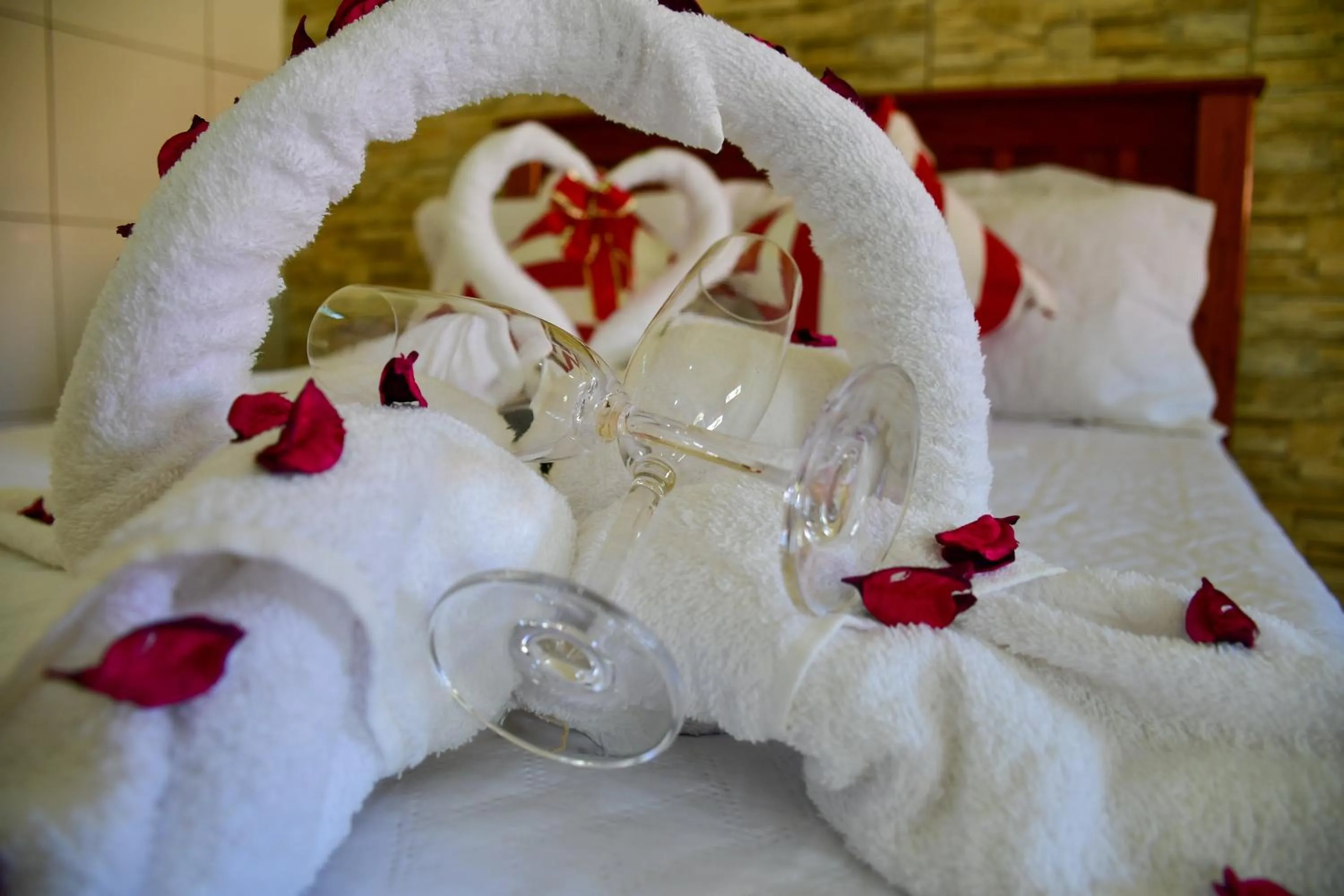 Bed in Chalés de Peroba