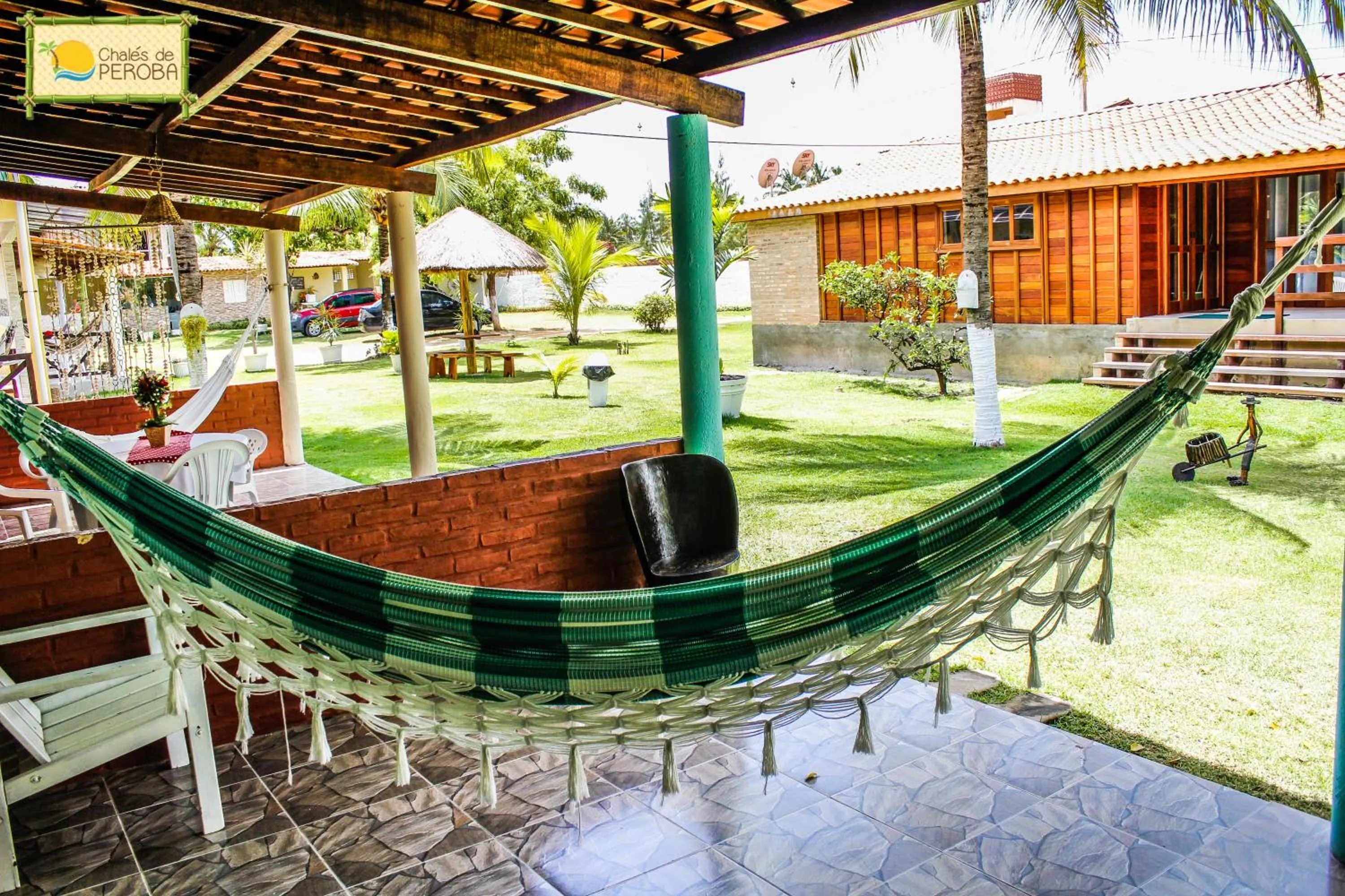 Balcony/Terrace in Chalés de Peroba