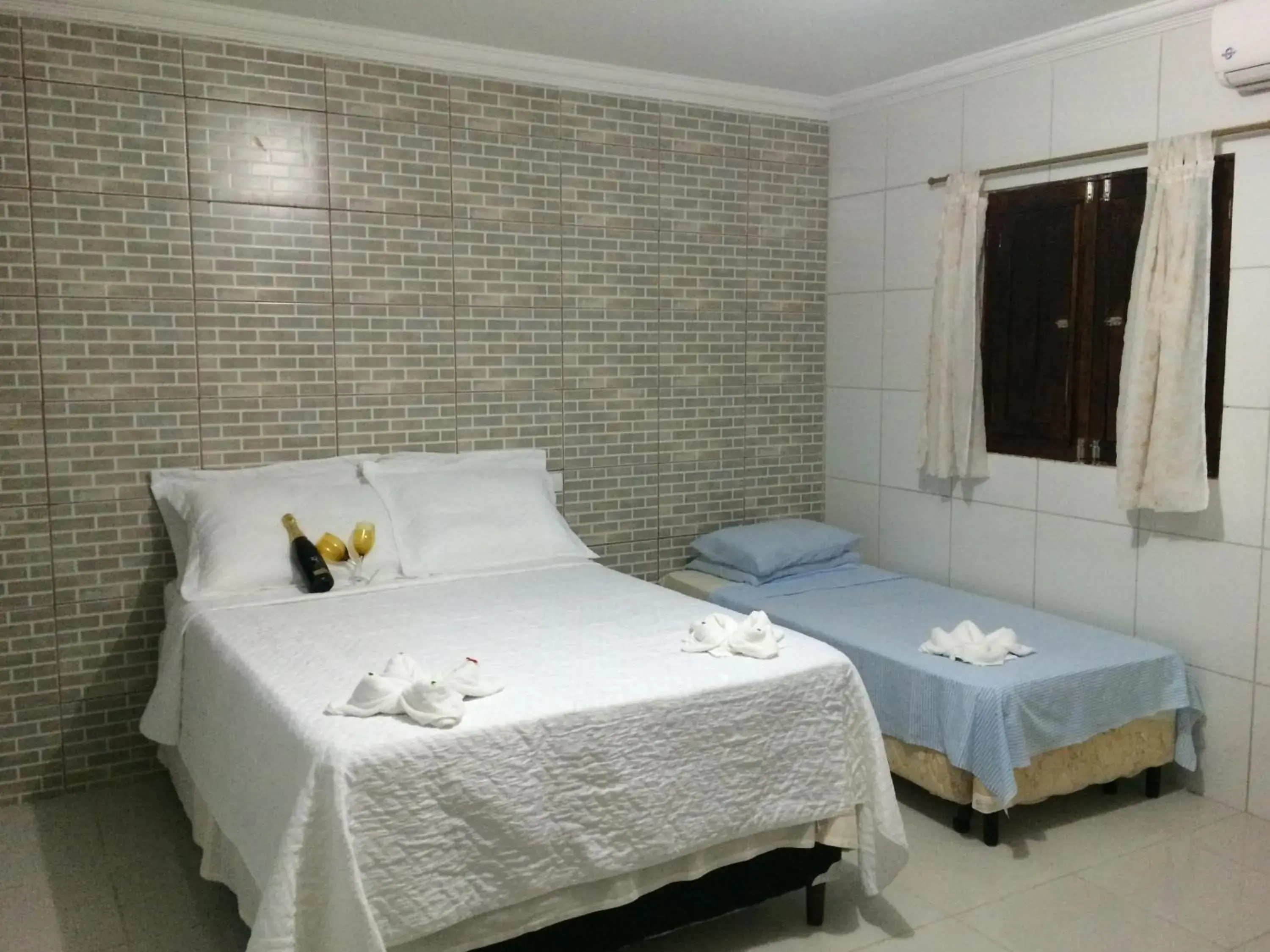 Bed in Chalés de Peroba Bed in Chalés de Peroba