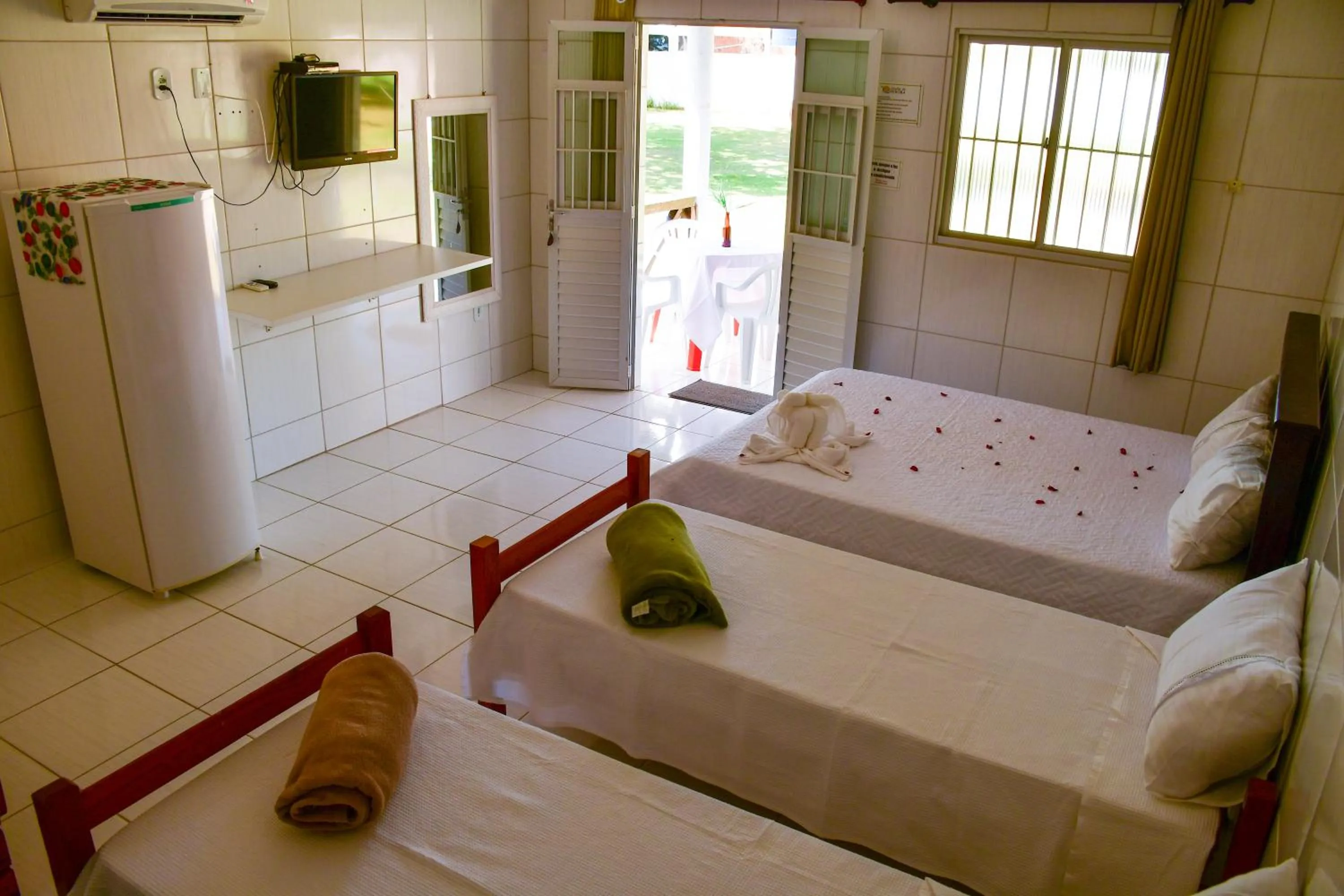 Bed in Chalés de Peroba