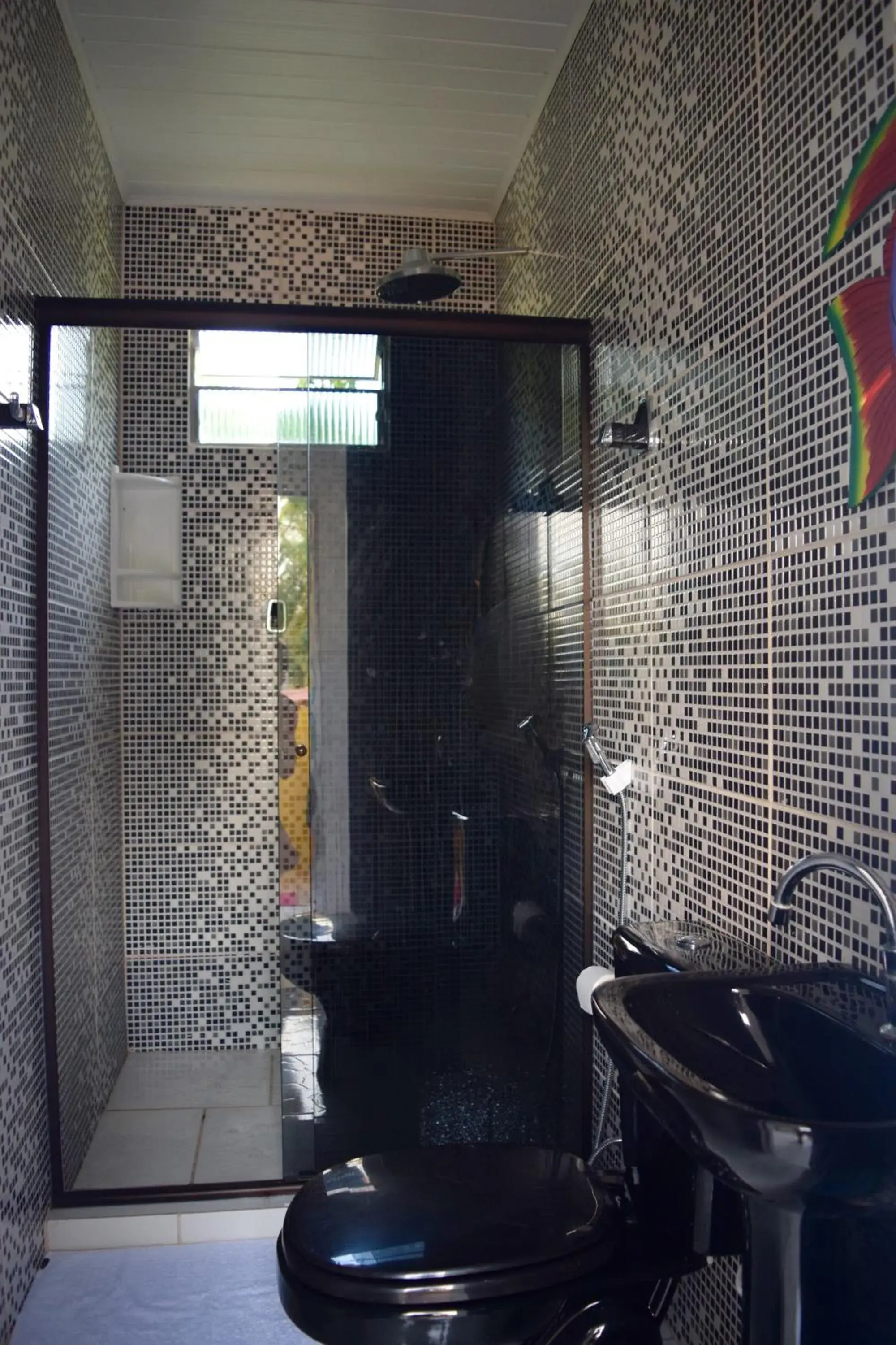 Bathroom in Chalés de Peroba Bathroom in Chalés de Peroba