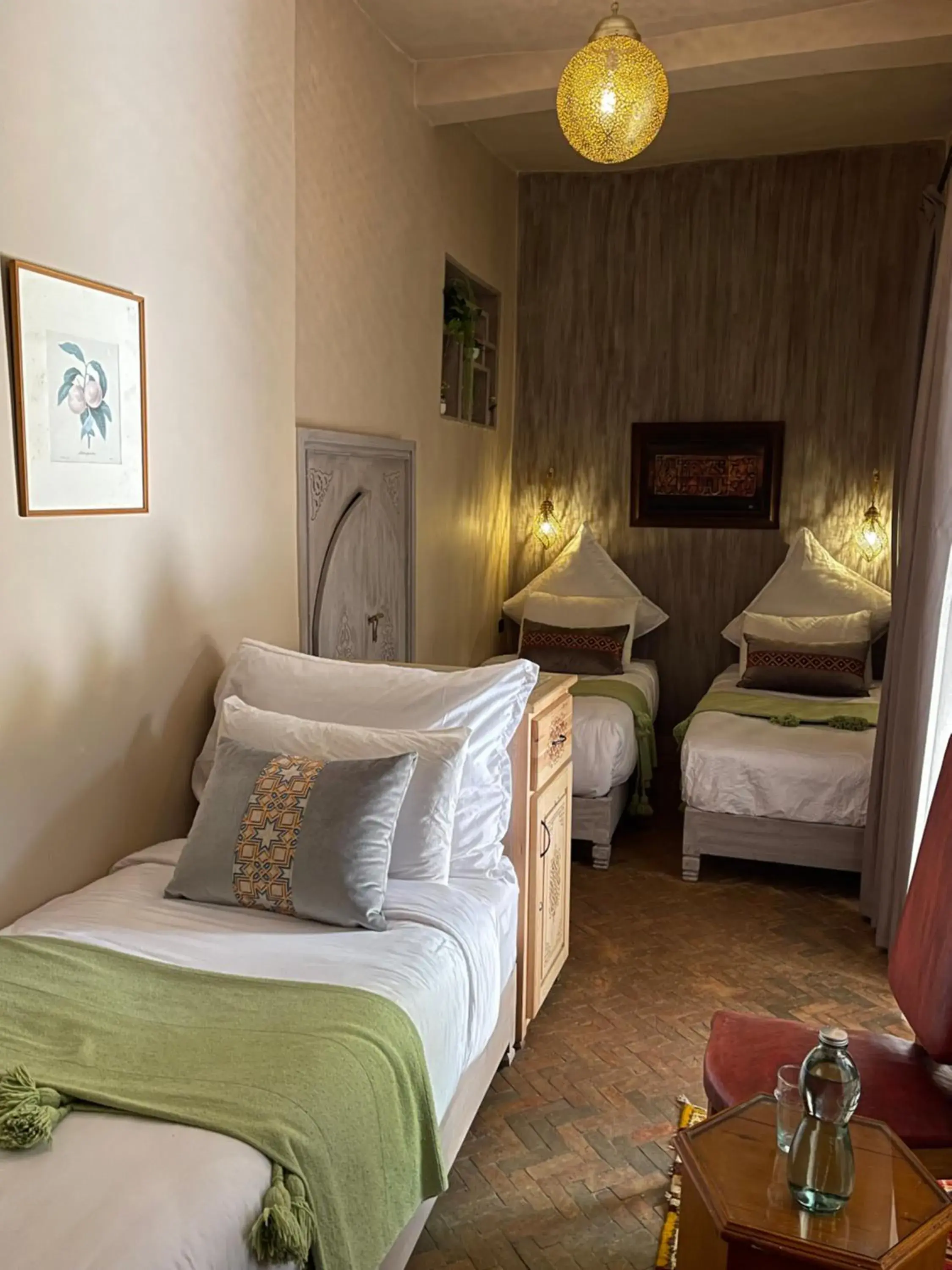 Triple Room with Private Bathroom in Riad La Calèche & SPA Triple Room with Private Bathroom in Riad La Calèche & SPA
