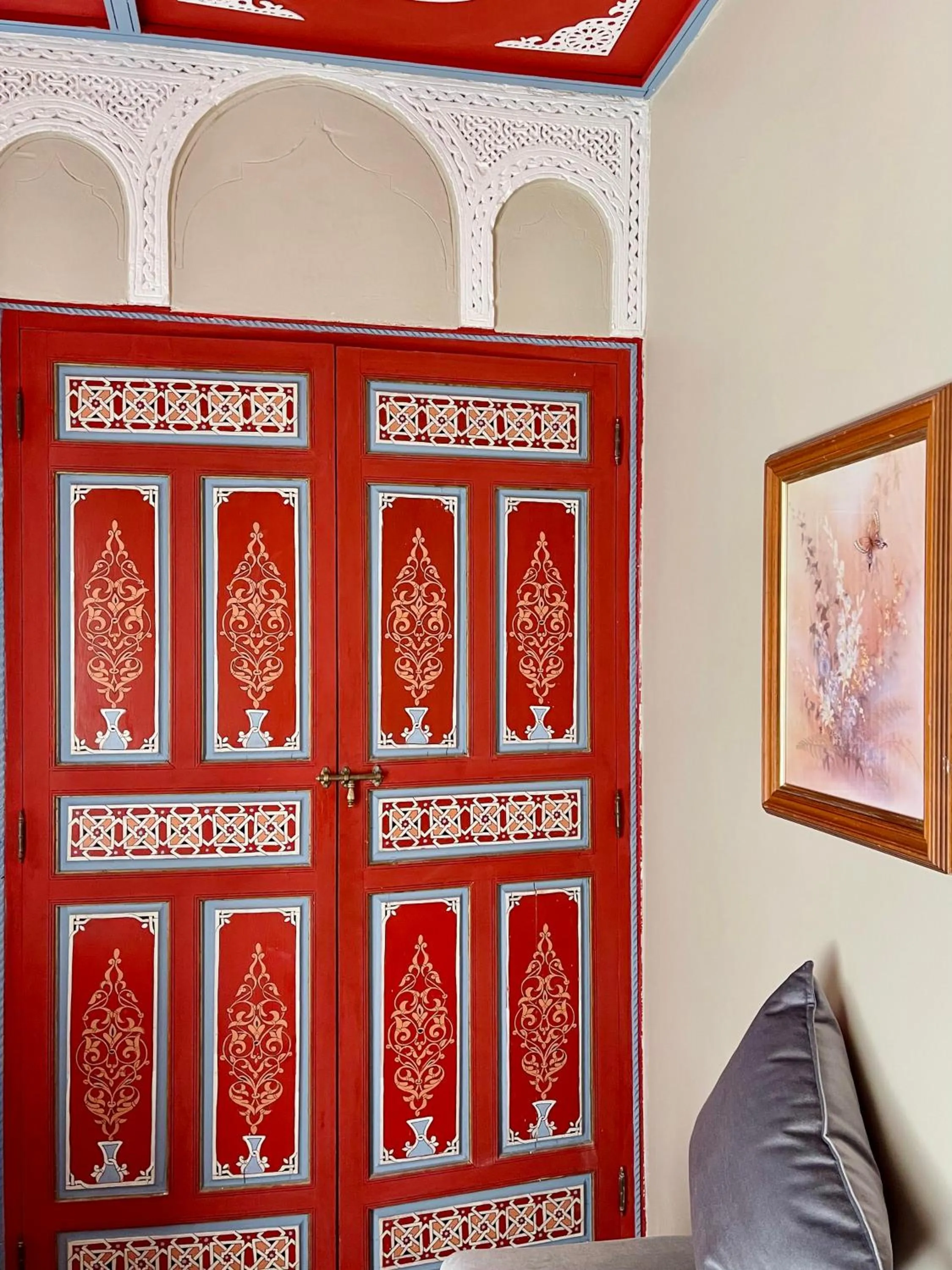 Decorative detail in Riad La Calèche