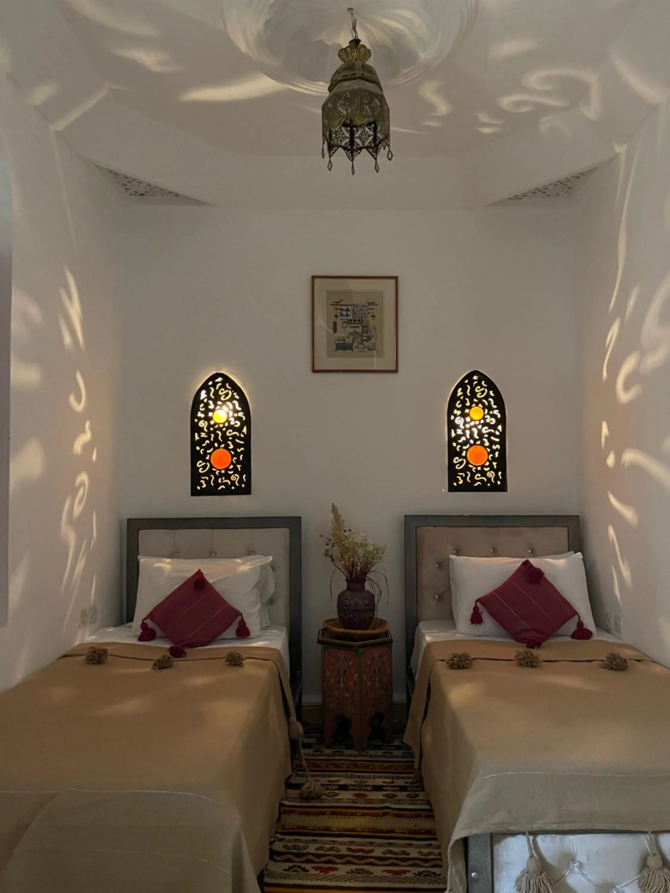 Bedroom, Bed in Riad La Calèche
