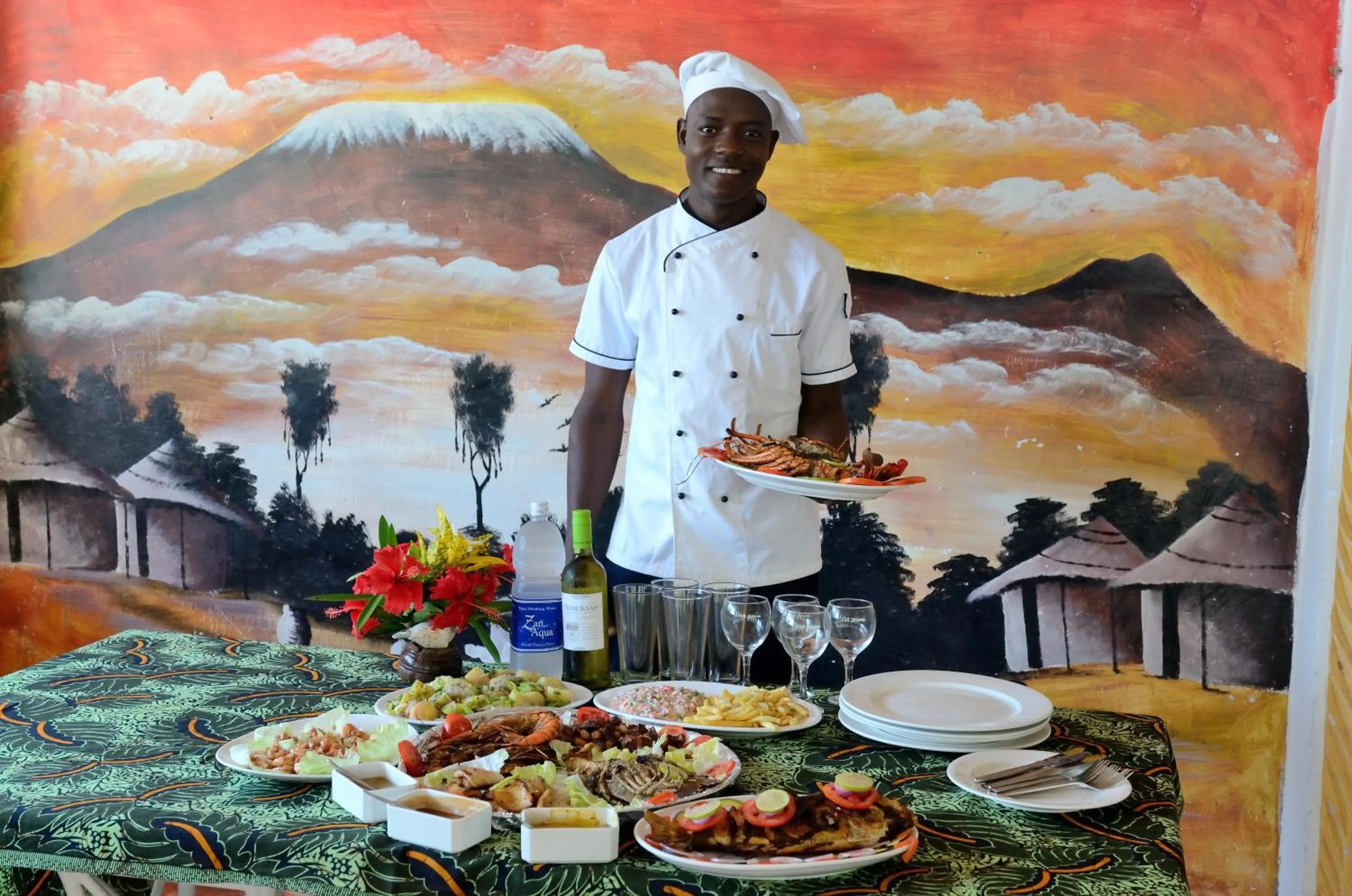 Food close-up in Kaure Sand Beach Lodge