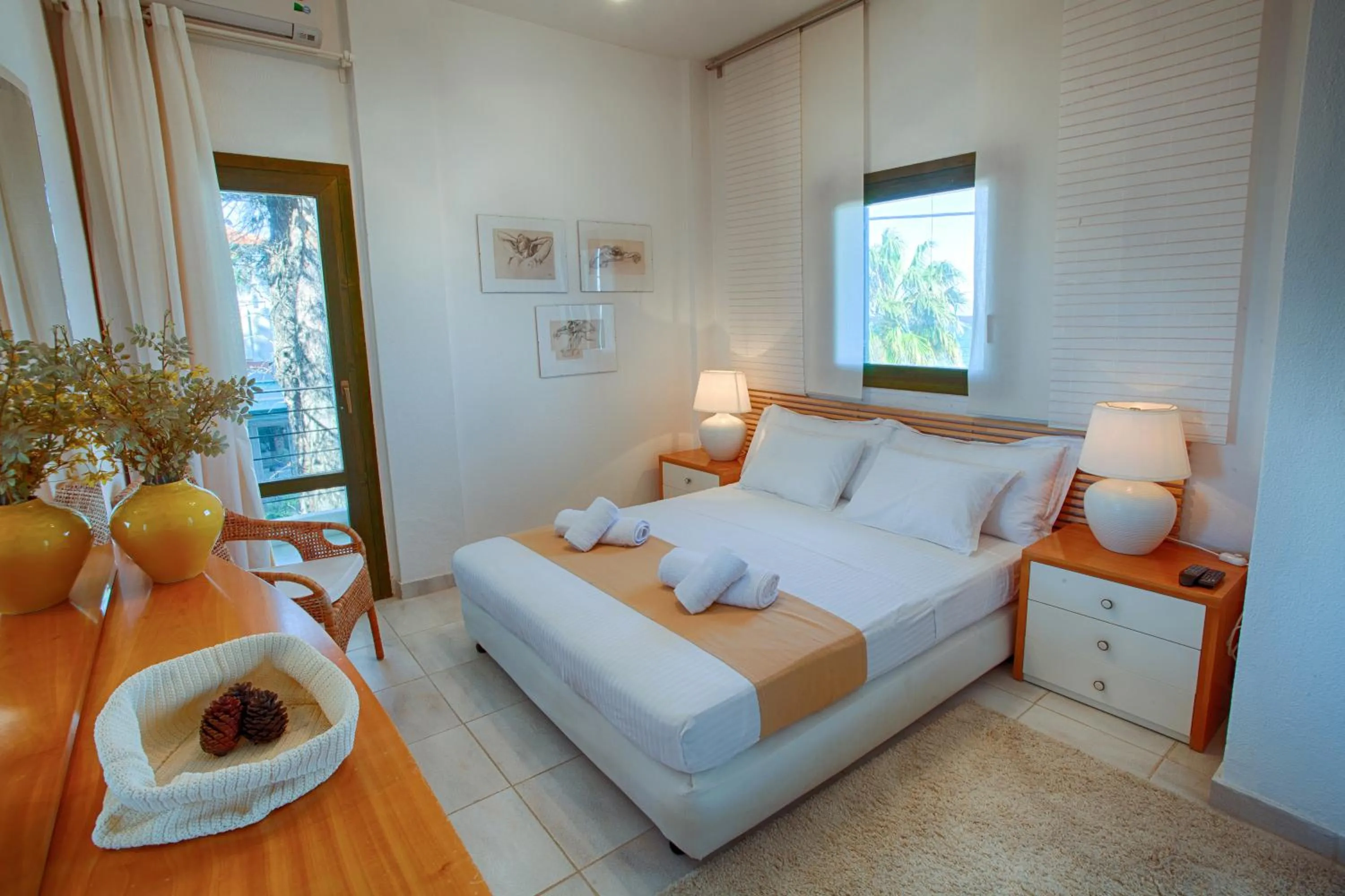 TV and multimedia, Bed in Villa Sofias