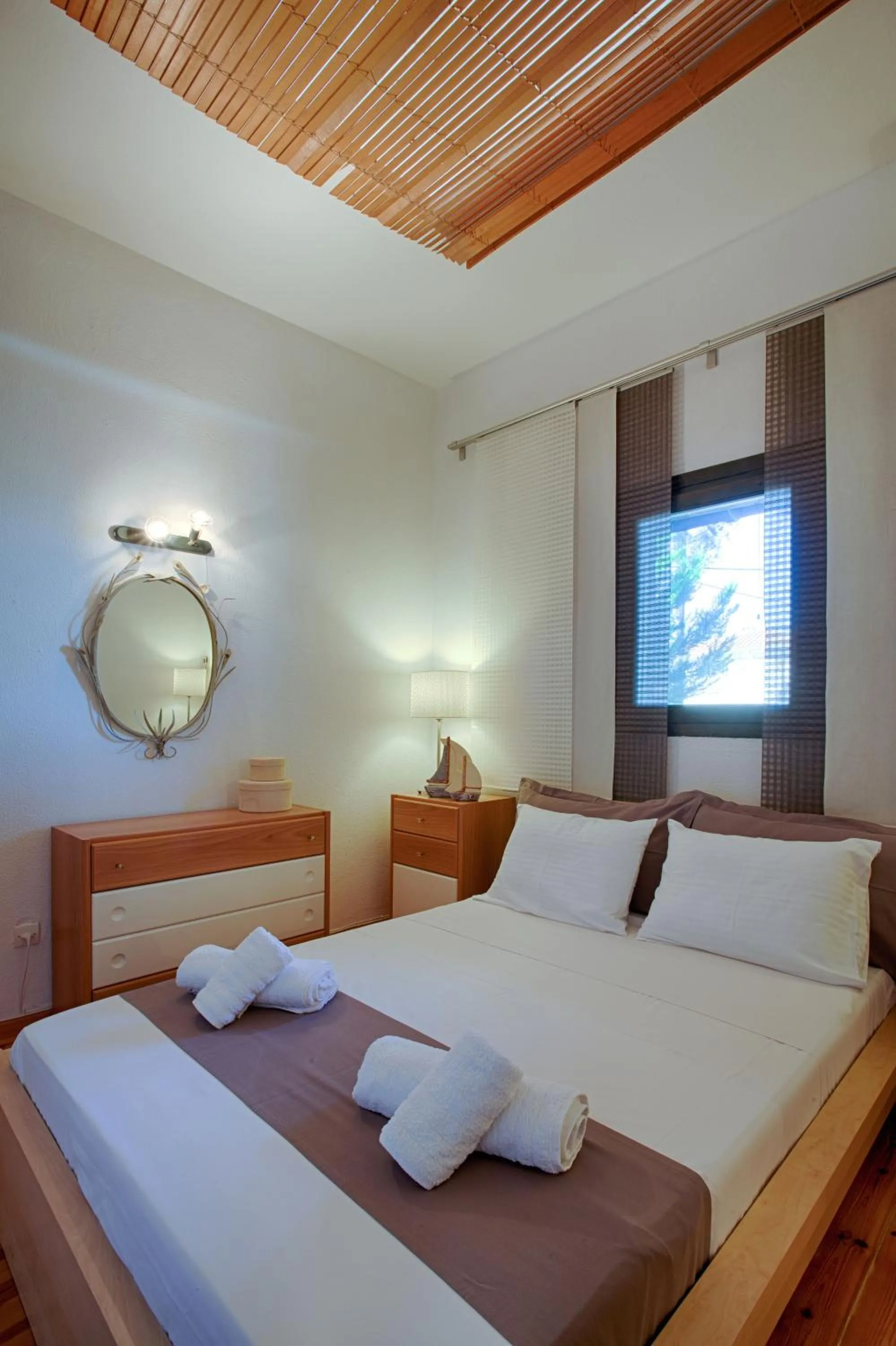 Bedroom, Bed in Villa Sofias