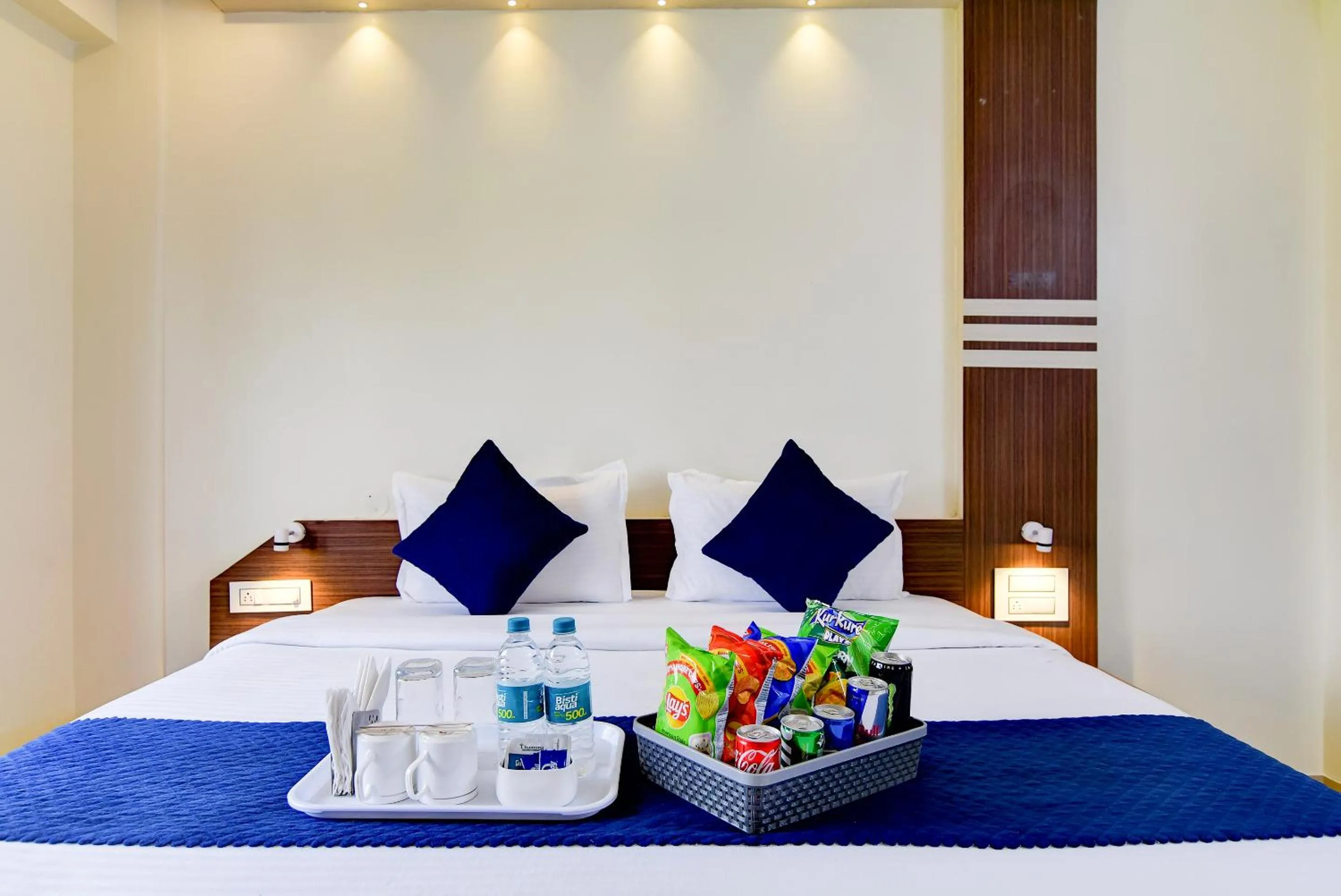 Bed in Hotel Nilachal