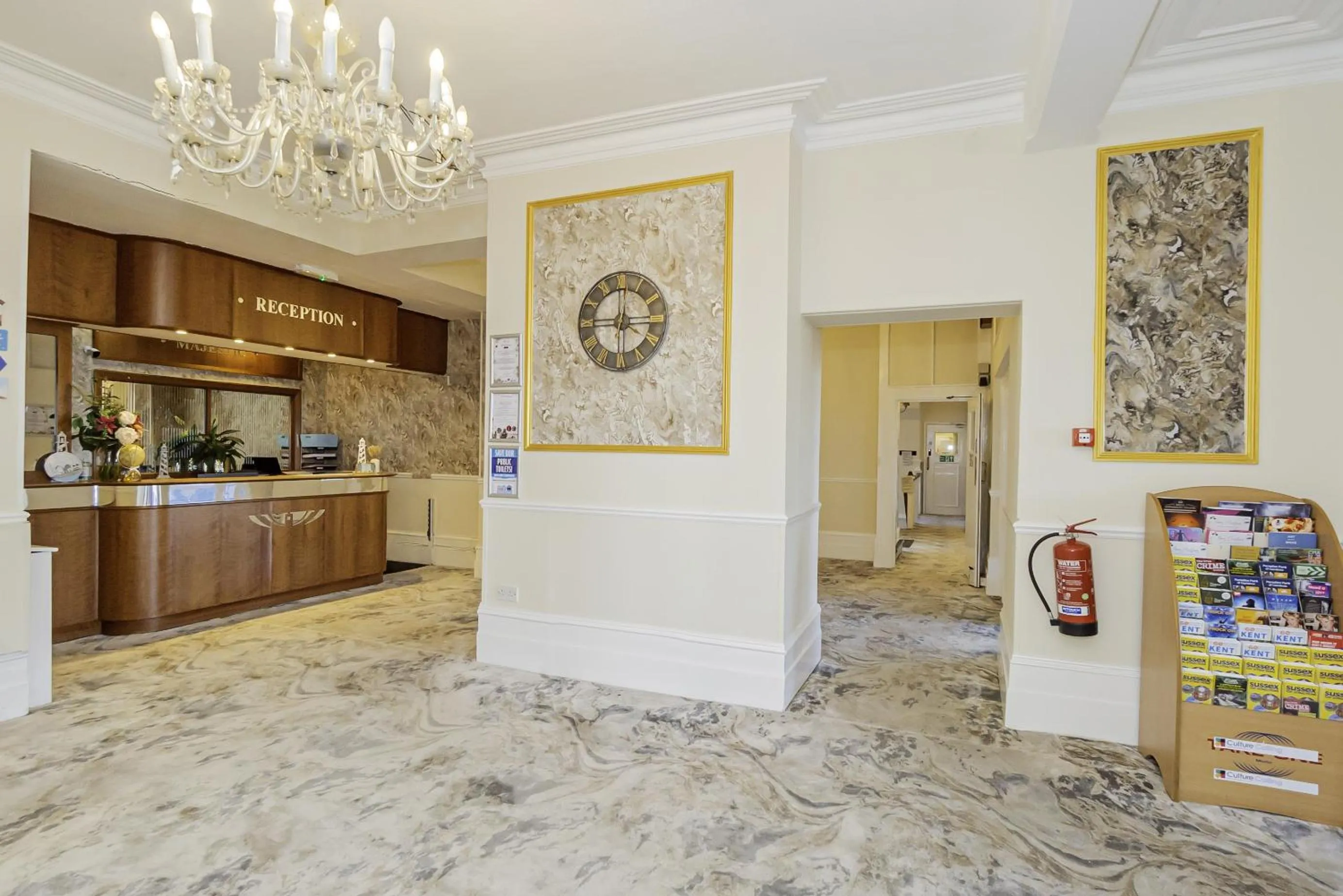 Lobby or reception in The Majestic Hotel