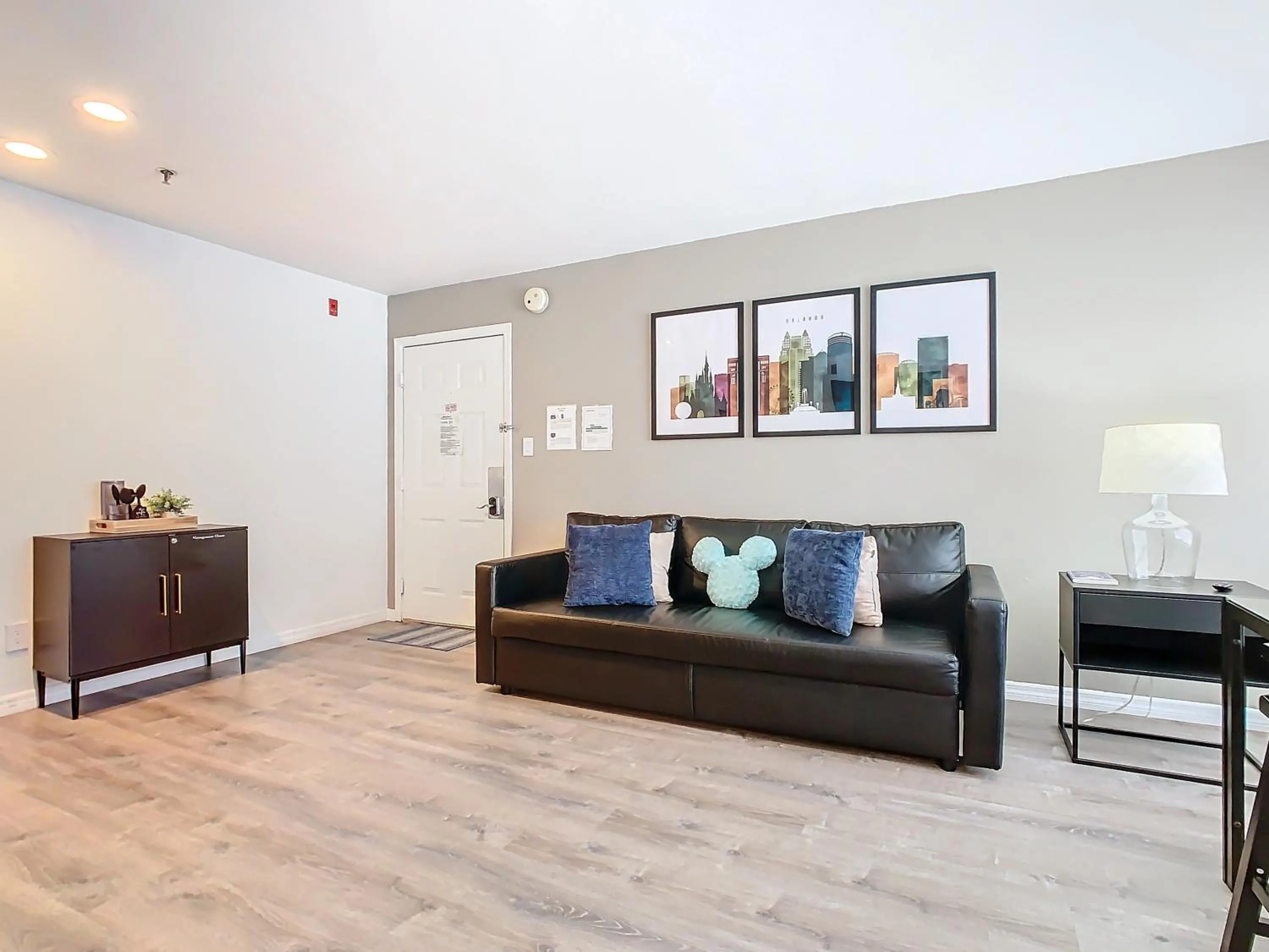 Living room in Be Our Guest! 1 Bedroom Condo Near Disney Parks!