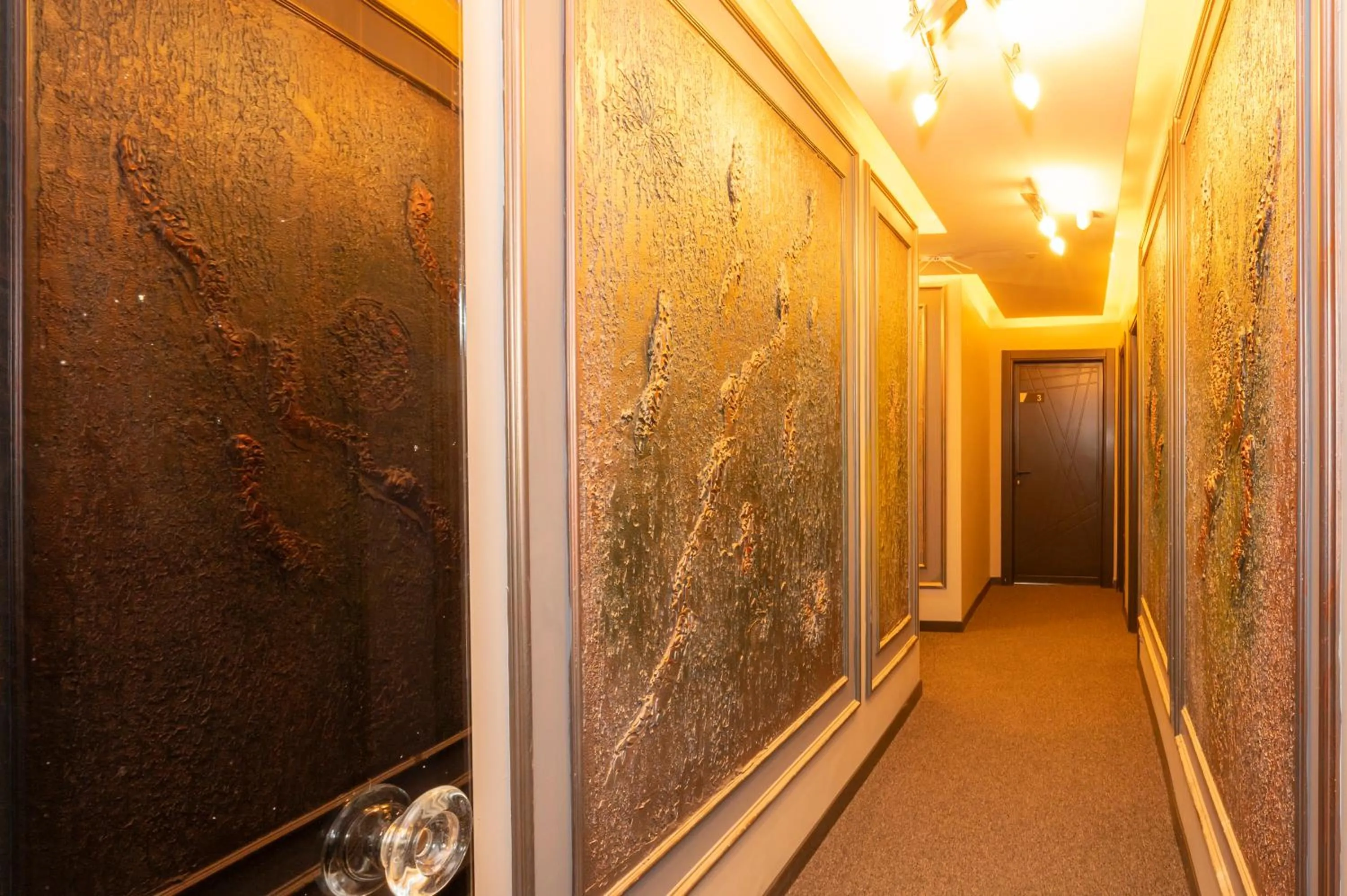 Decorative detail in White Palace Hotel