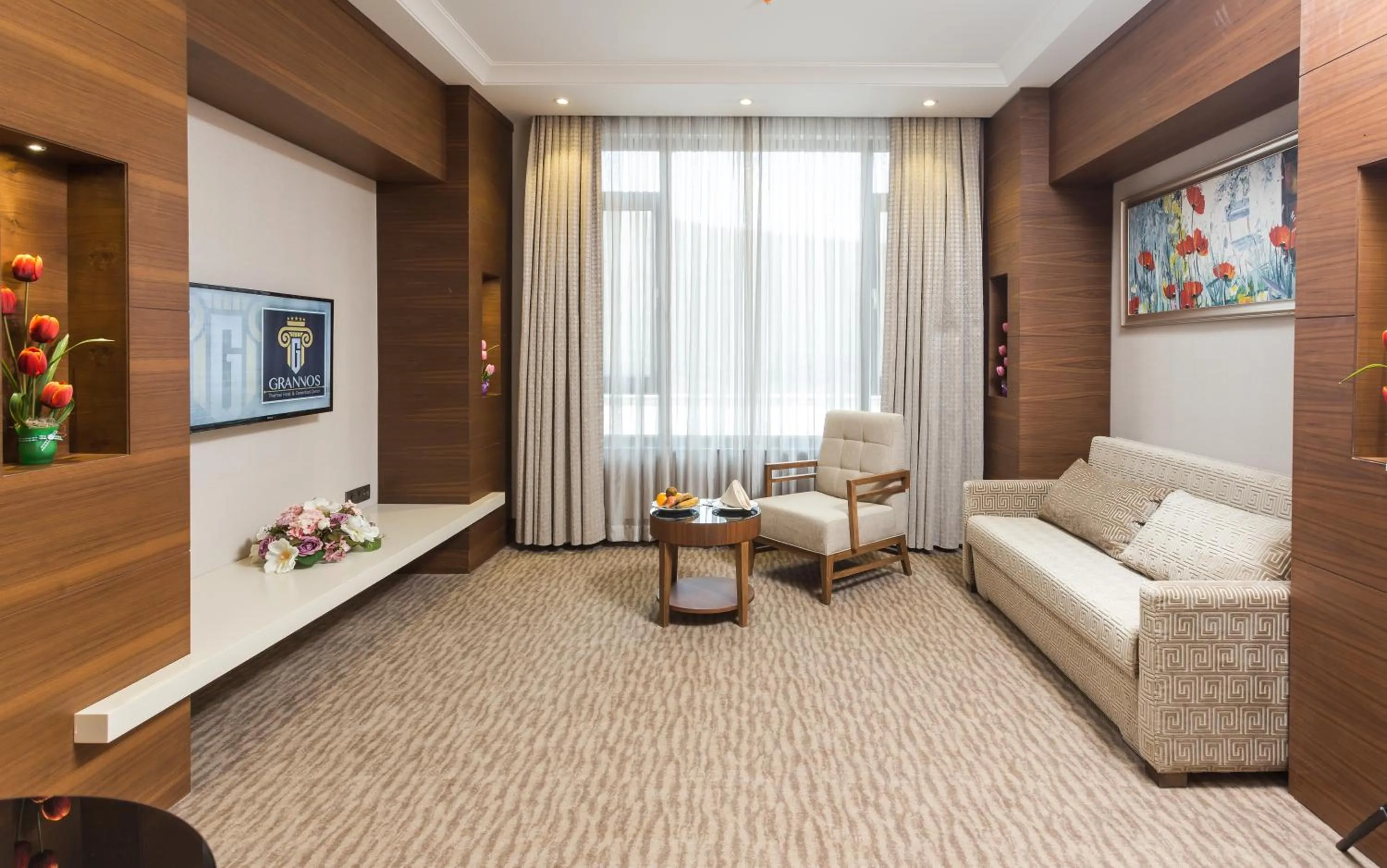 Living room in Grannos Thermal Hotel & Convention Center
