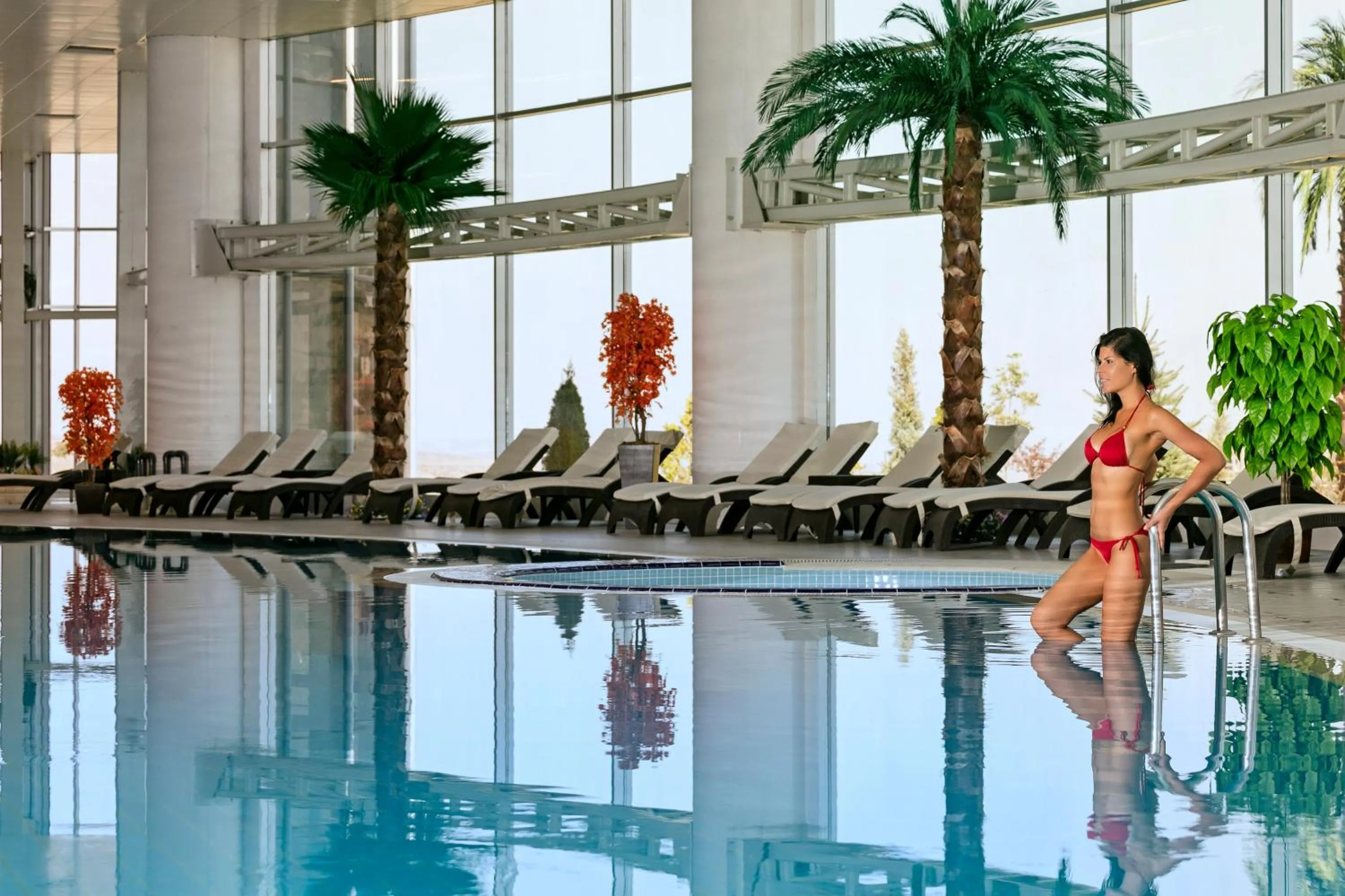 People in Grannos Thermal Hotel & Convention Center