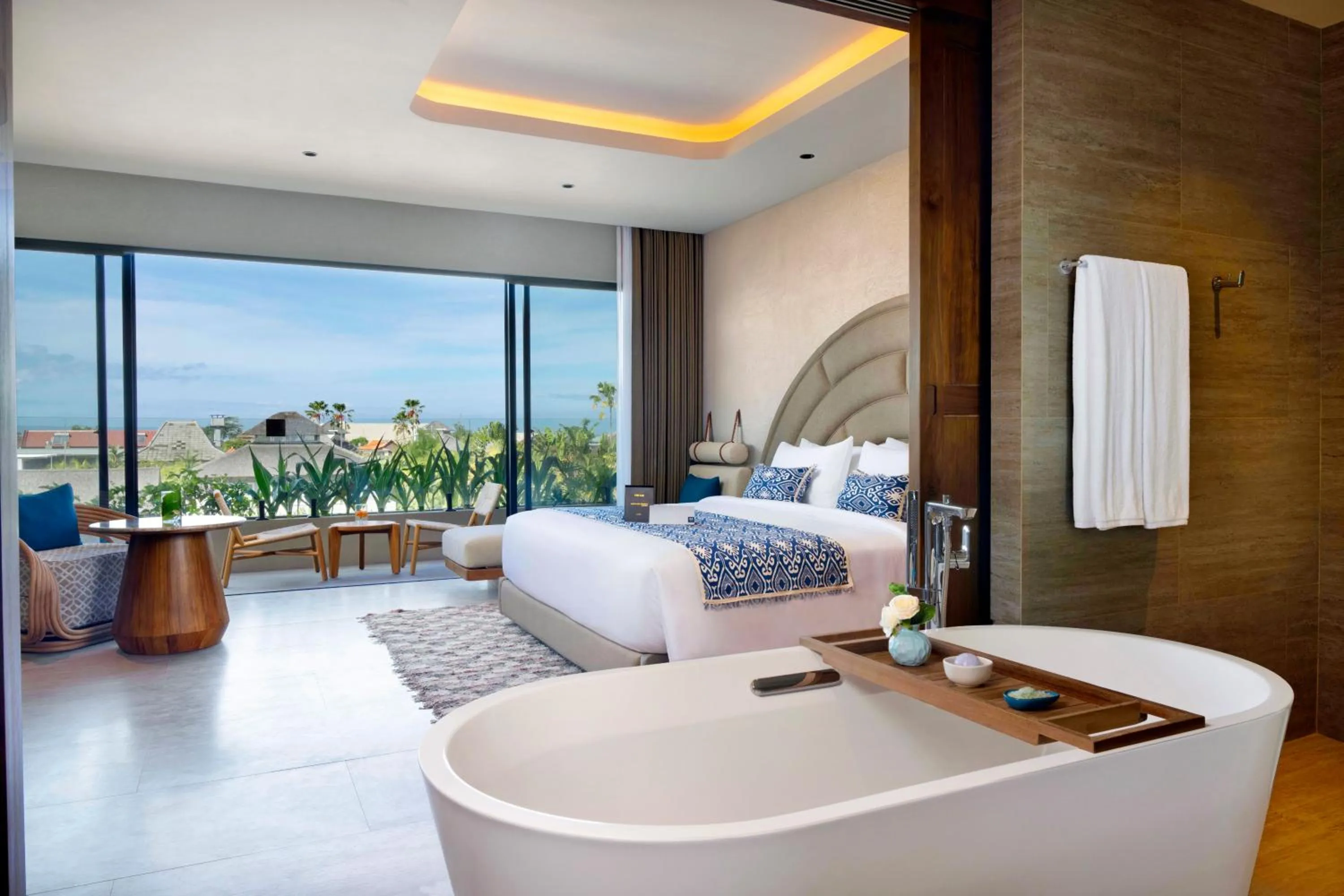 Bathroom, Bed in TUI BLUE Berawa Hotel and Villas