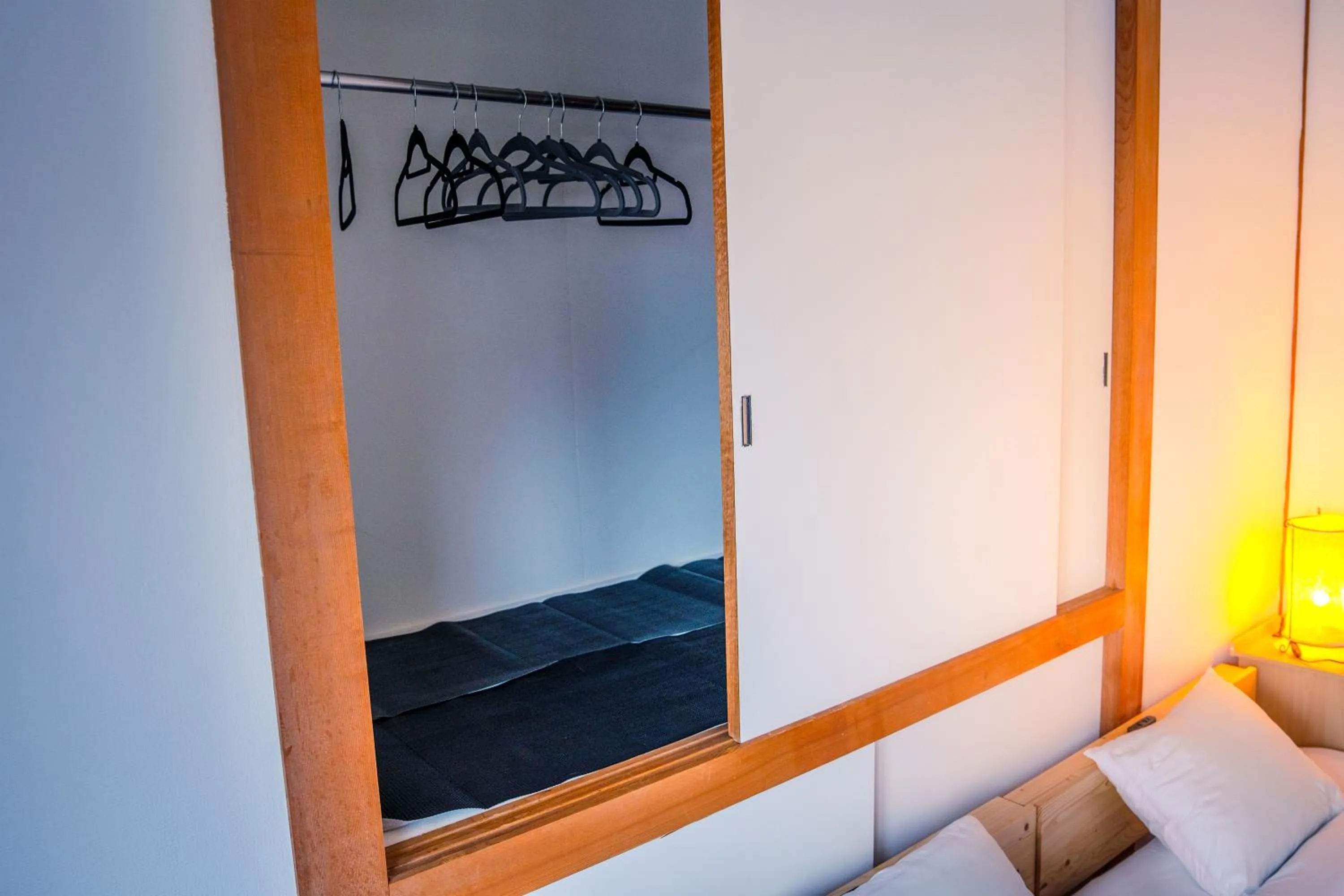 Bed in Winter Whale Lodge