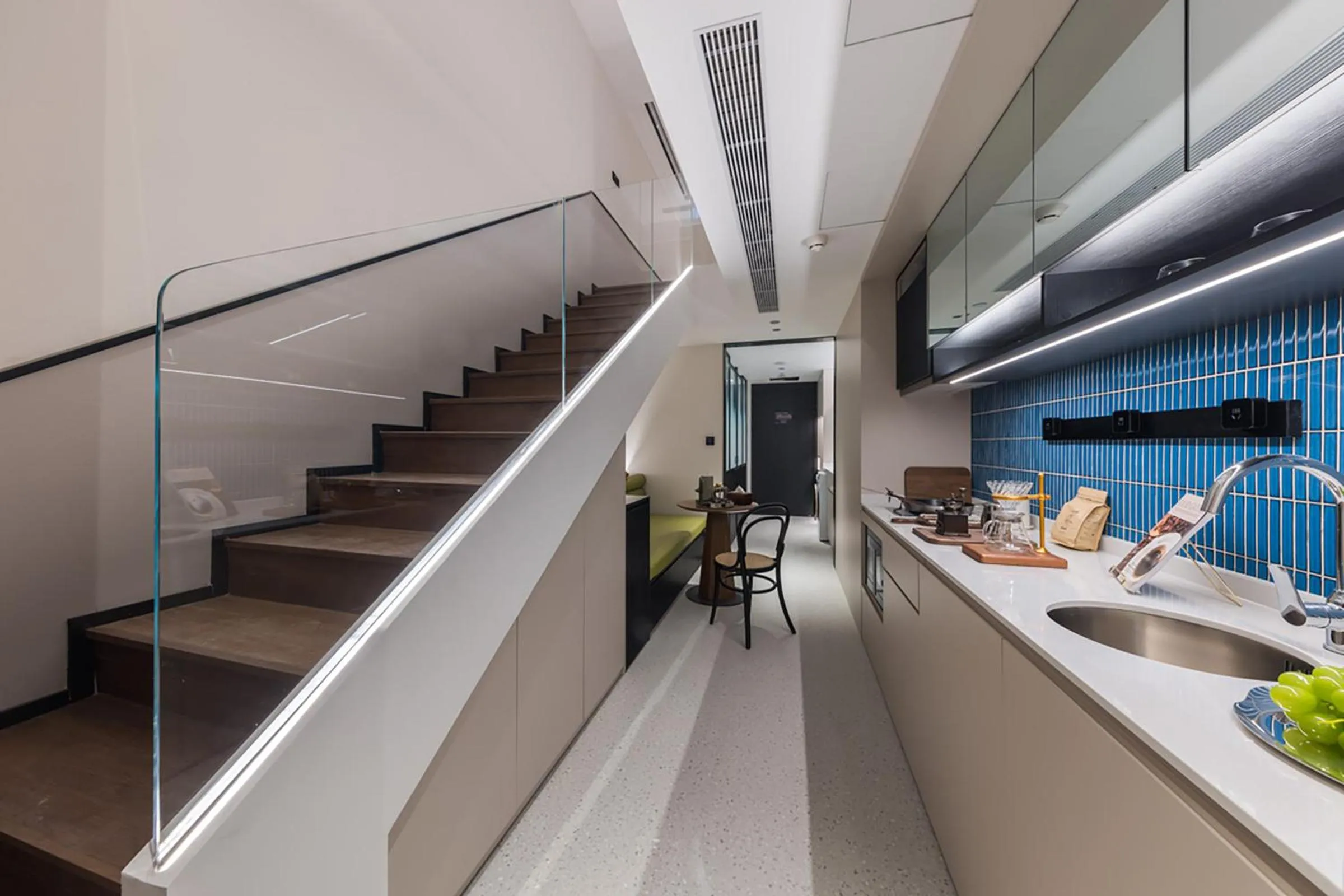 Kitchen or kitchenette in Suisse Place Beijing Jinsong Subway Station