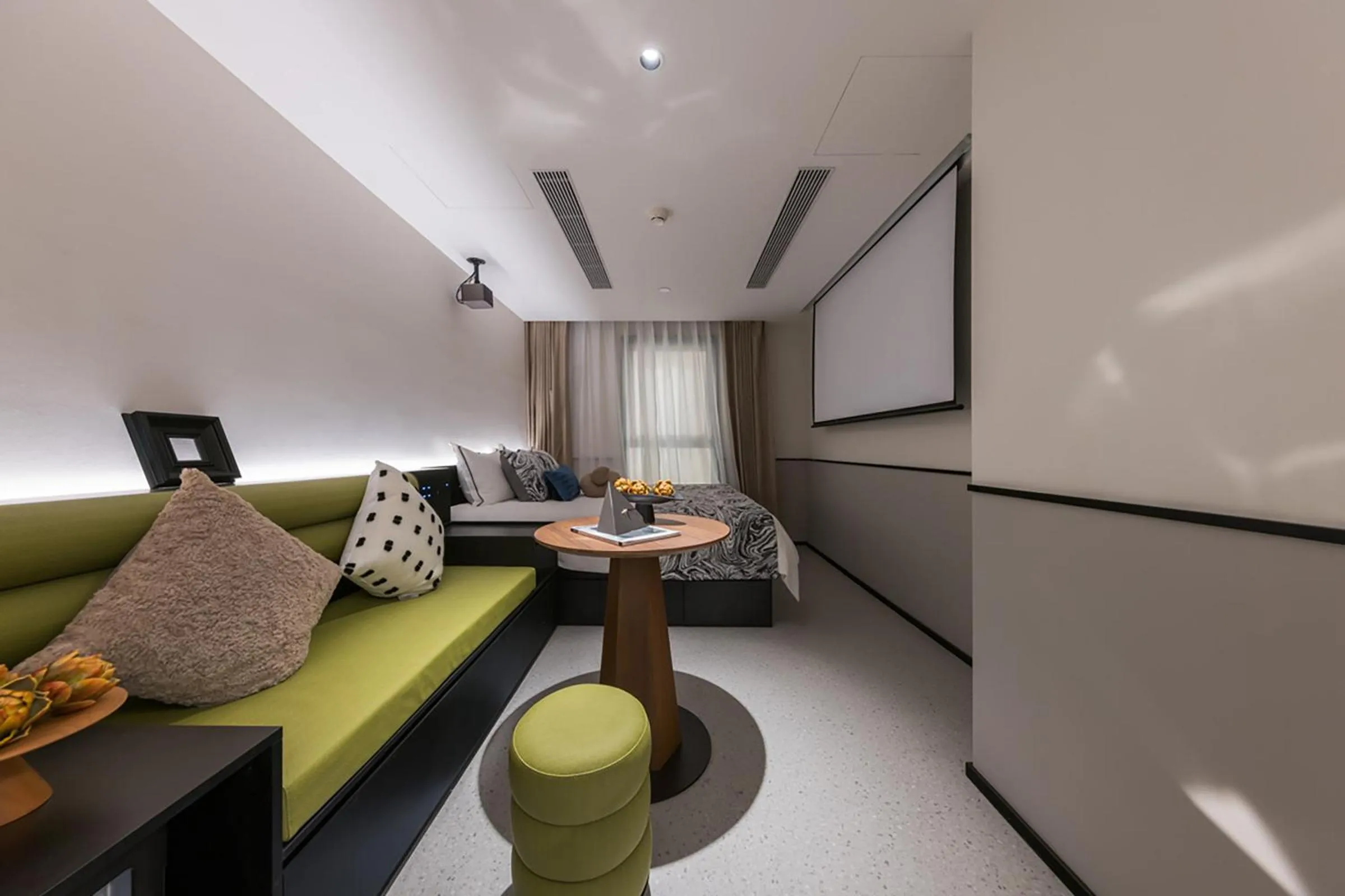 Living room in Suisse Place Beijing Jinsong Subway Station