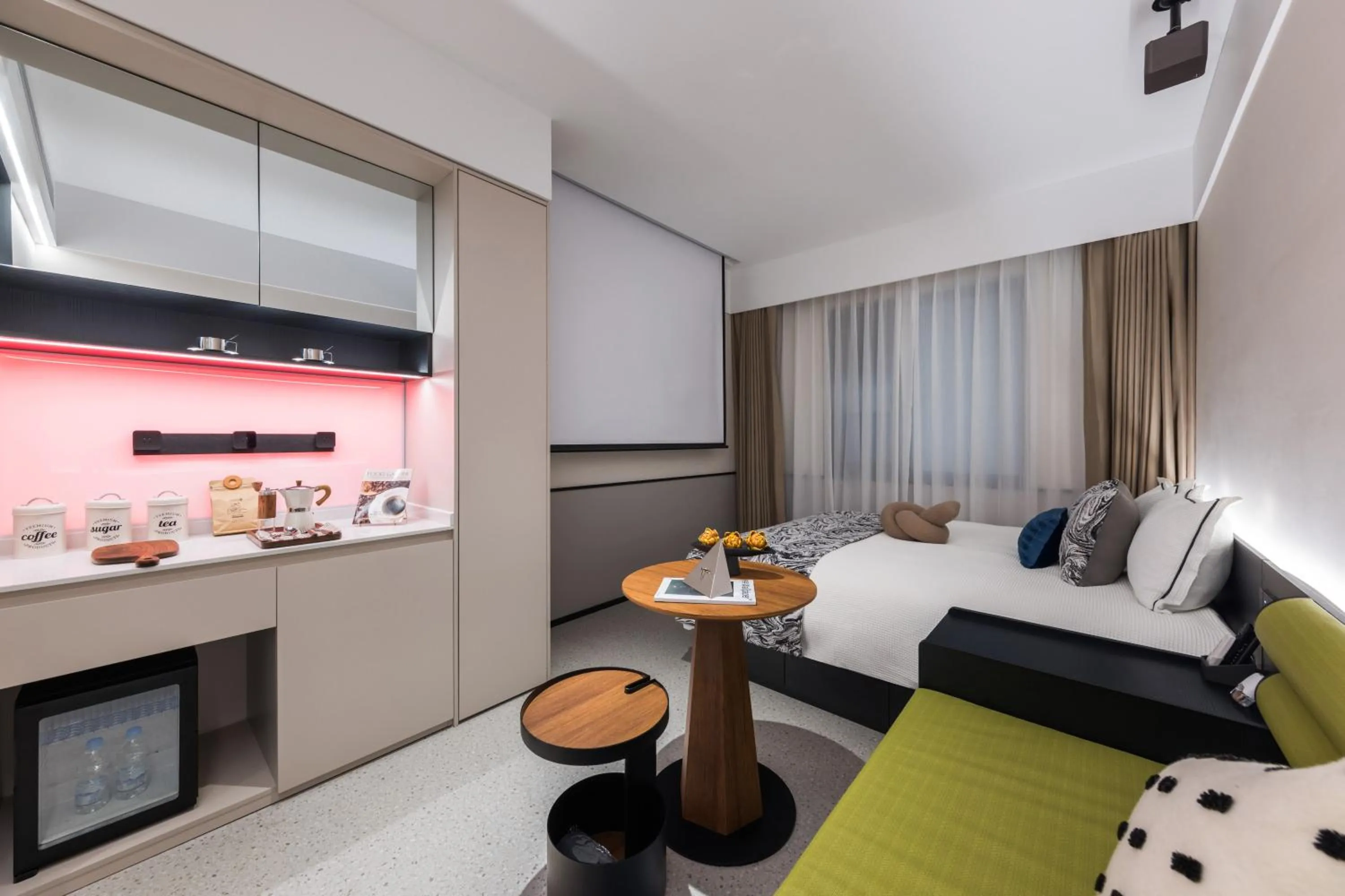 Bed in Suisse Place Beijing Jinsong Subway Station